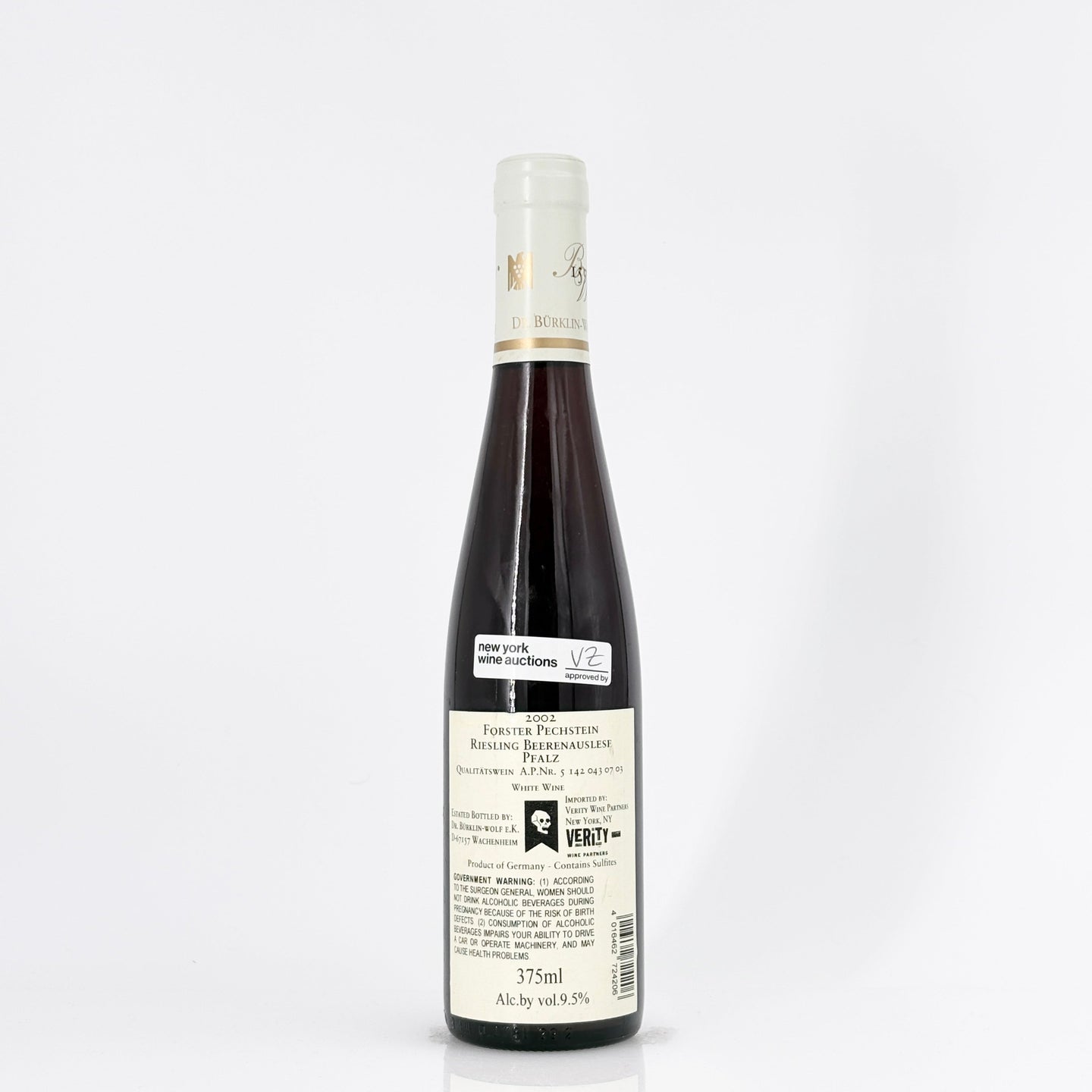 2002 Dr. Bürklin-Wolf Forster Pechstein Riesling Beerenauslese, Pfalz, Germany 375ml