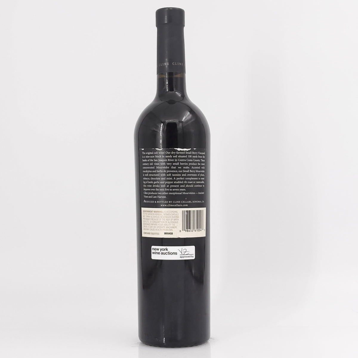 2004 Cline Cellars Small Berry Mourvedre Contra Costa County, USA