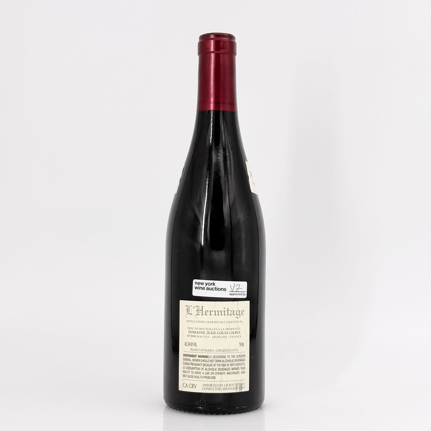 2007 Domaine Jean-Louis Chave Hermitage Rouge, Rhone, France (Lot 1)