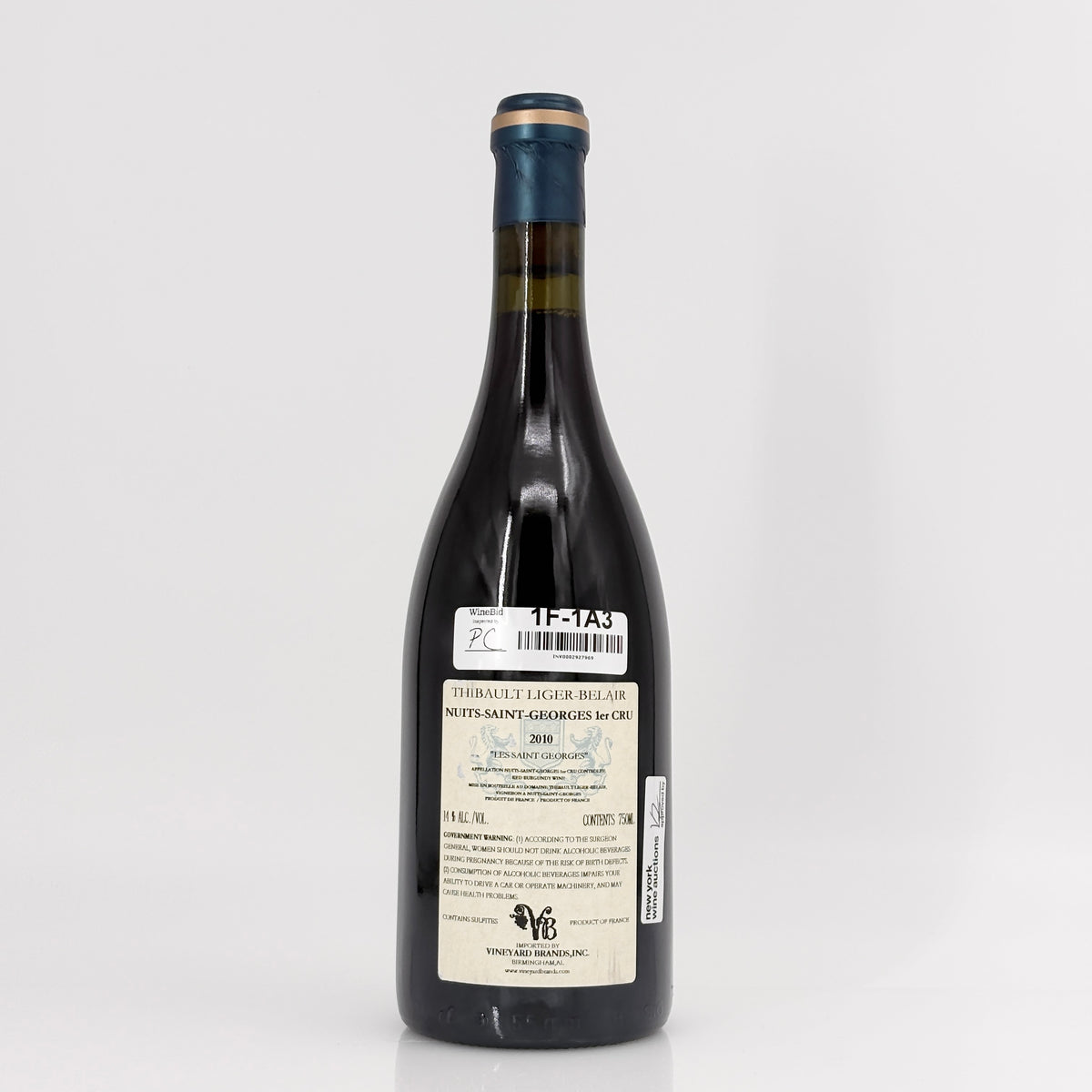 2010 Thibault Liger-Belair Les Saint-Georges Nuits-Saint-Georges Premier Cru, France