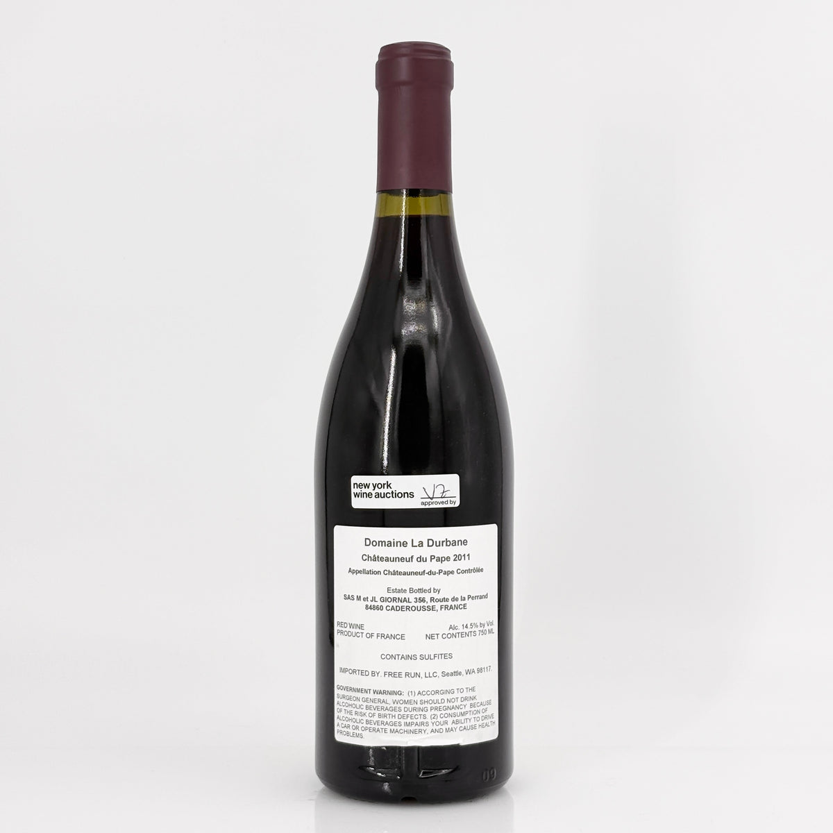 2011 Domaine de la Durbane Châteauneuf-du-Pape Rhone, France