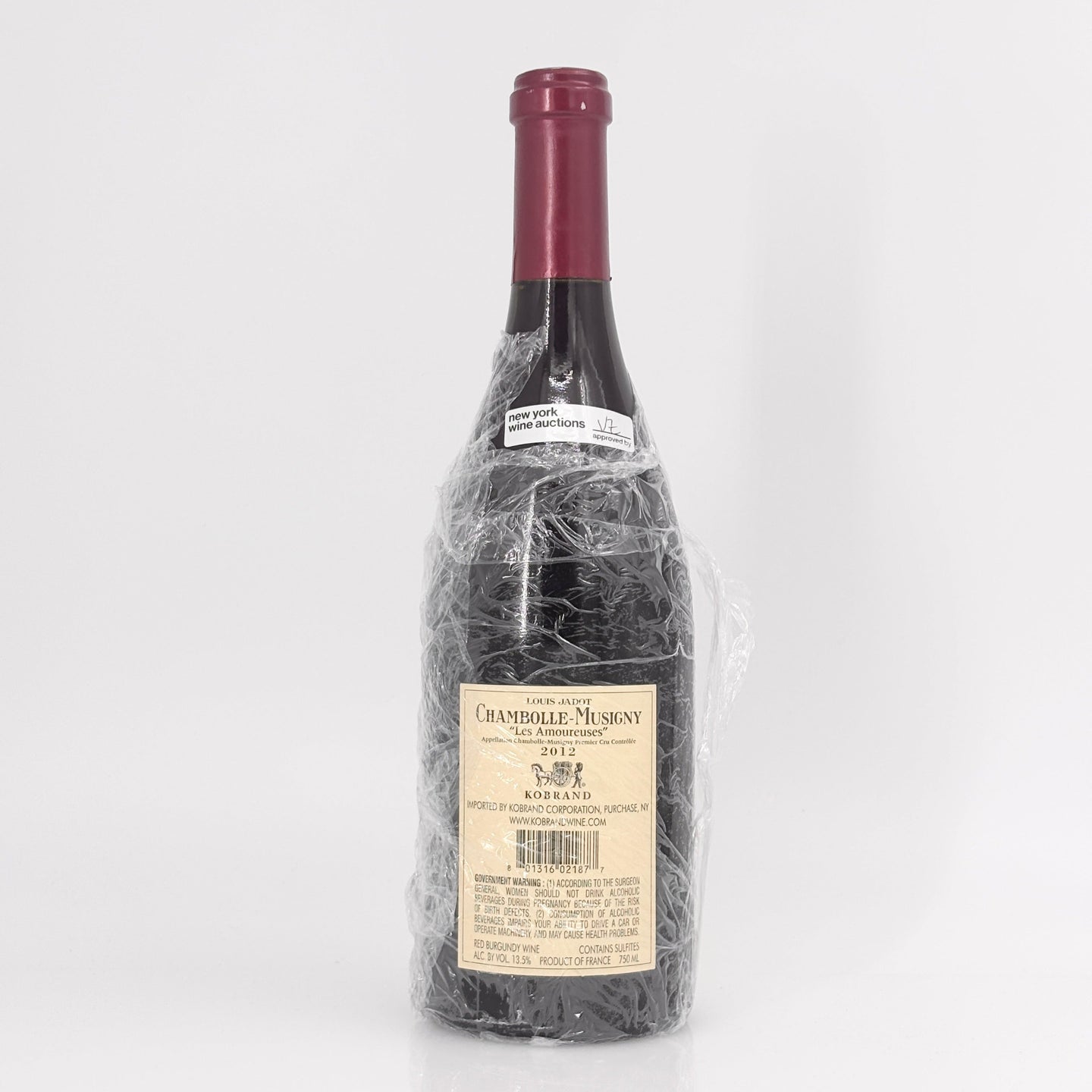 2012 Domaine Louis Jadot Les Amoureuses Chambolle-Musigny Premier Cru, France