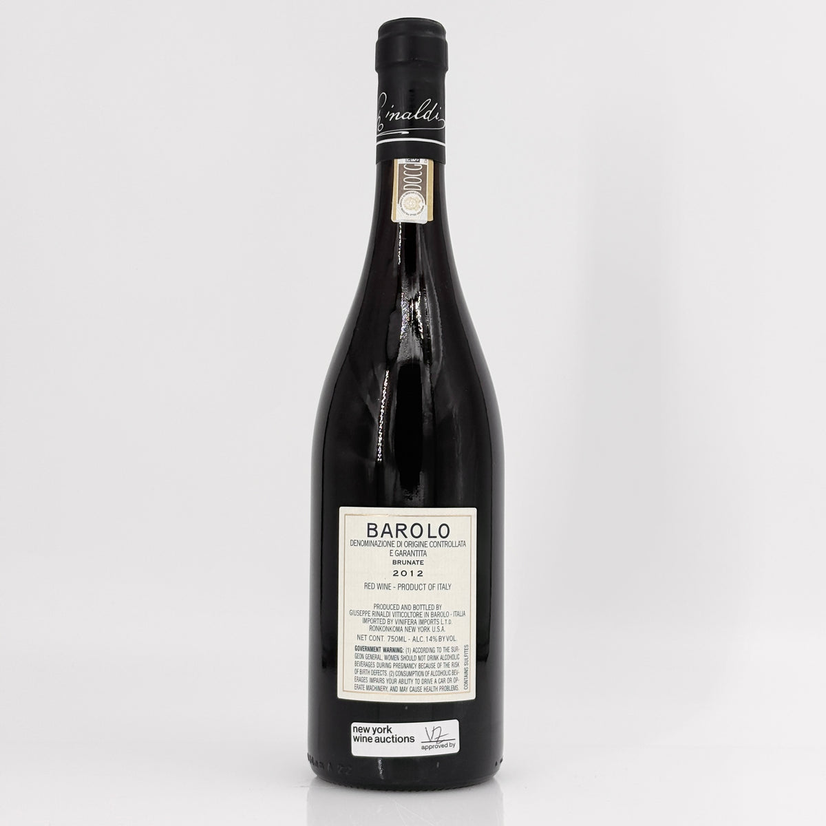 2012 Giuseppe Rinaldi Barolo Brunate Barolo DOCG, Italy