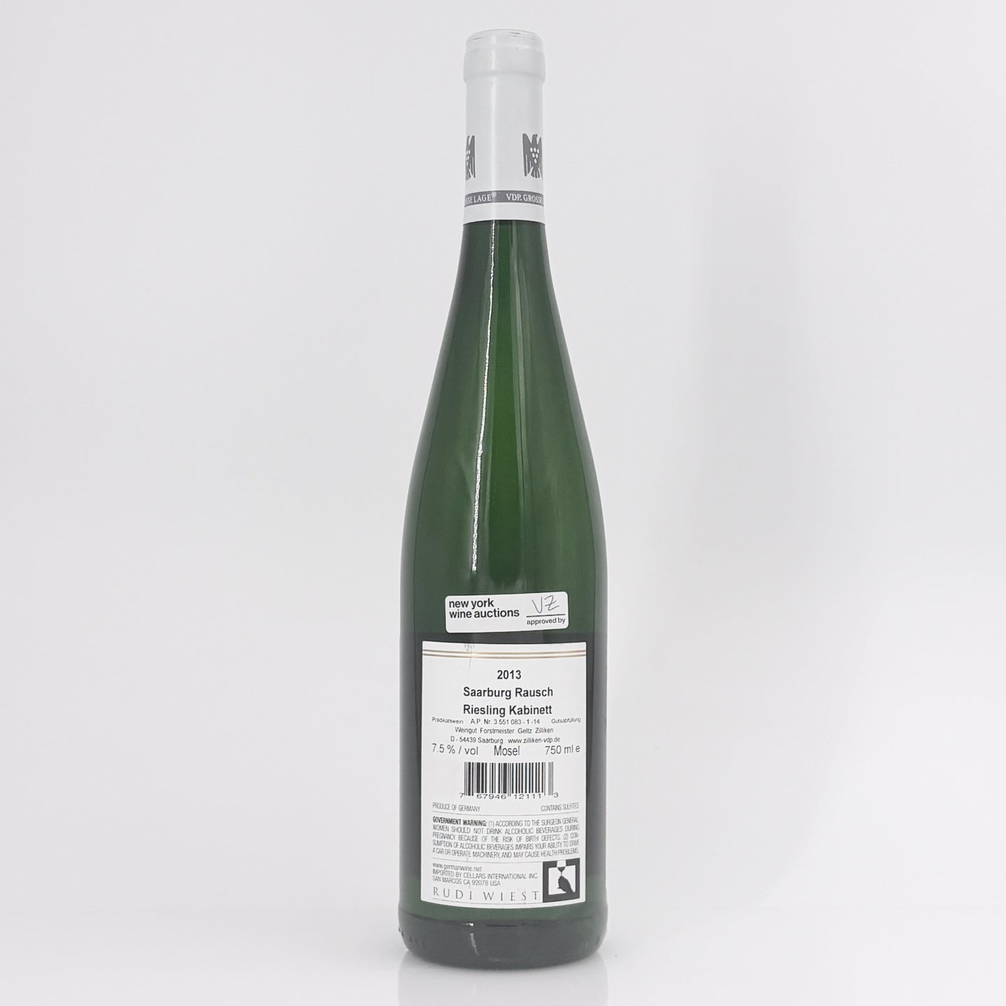 2013 Forstmeister Geltz-Zilliken Saarburger Rausch Riesling Kabinett, Mosel, Germany