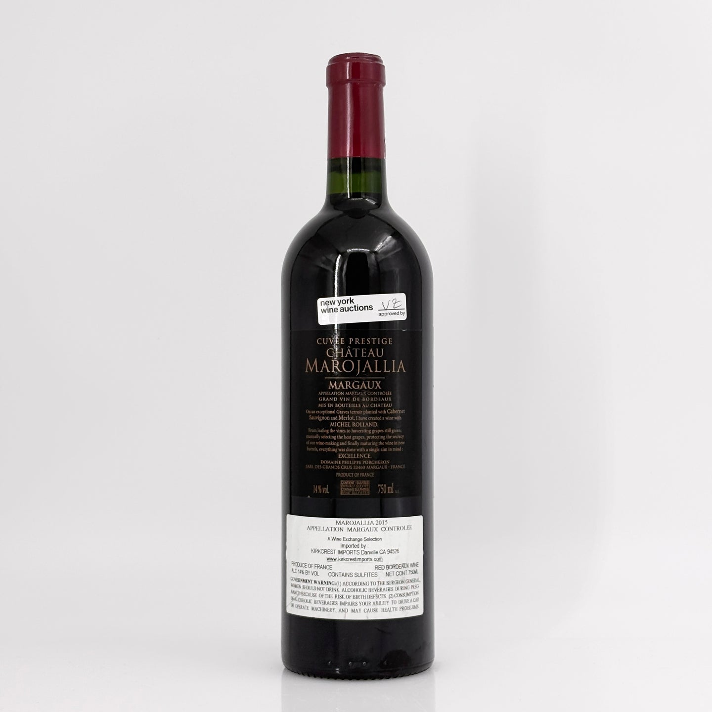 2015 Chateau Marojallia Margaux, France