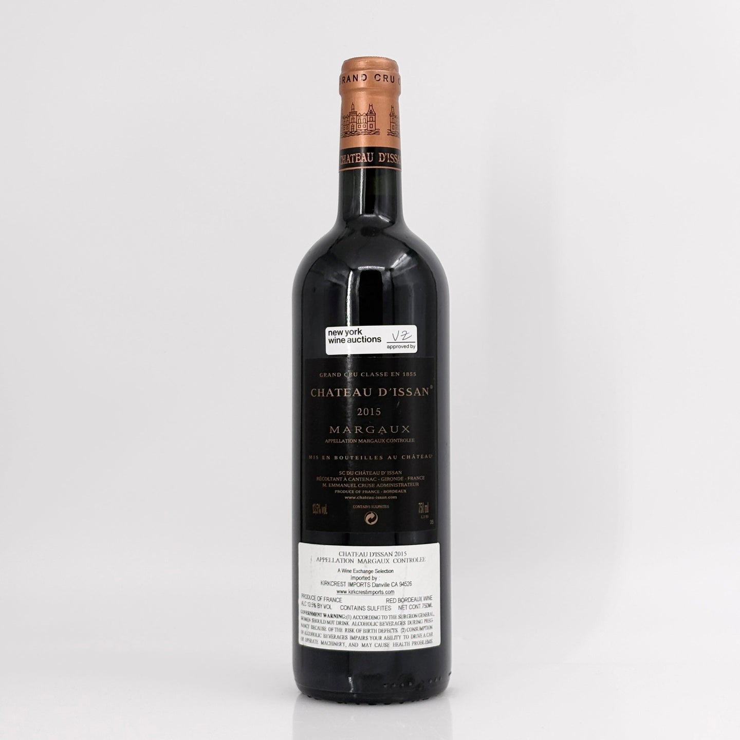 2015 Chateau d'Issan Margaux, France