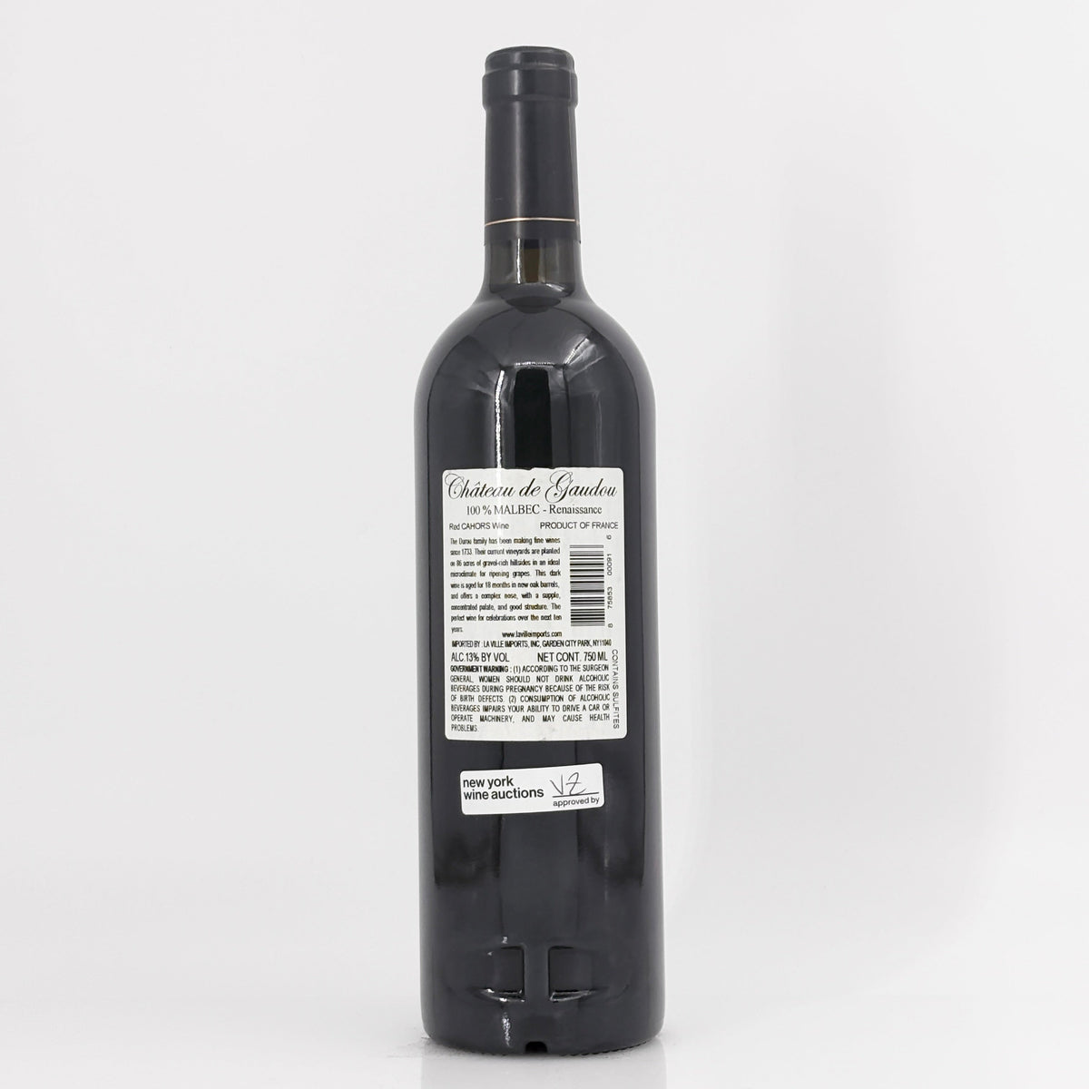 2015 Chateau de Gaudou Renaissance Cahors, France
