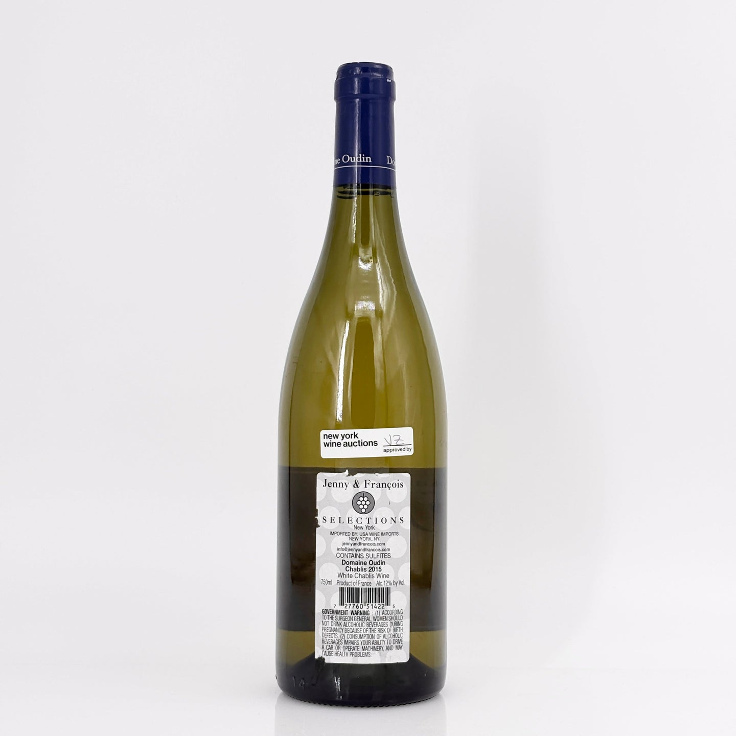 2015 Domaine Oudin Chablis Burgundy, France