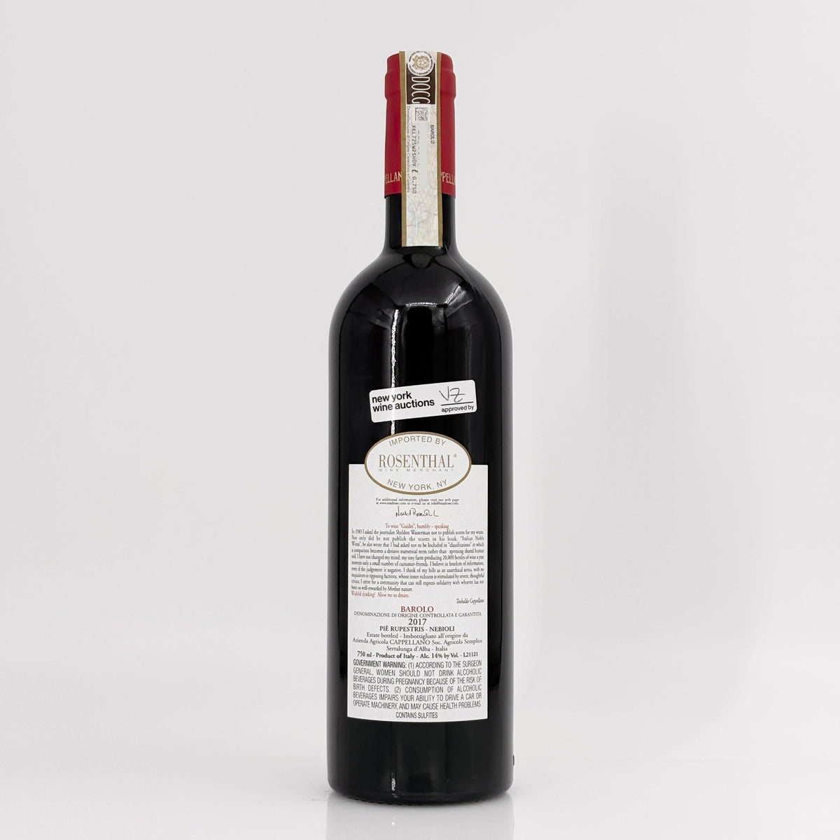 2017 Cappellano Otin Fiorin Pie Rupestris Barolo DOCG, Italy