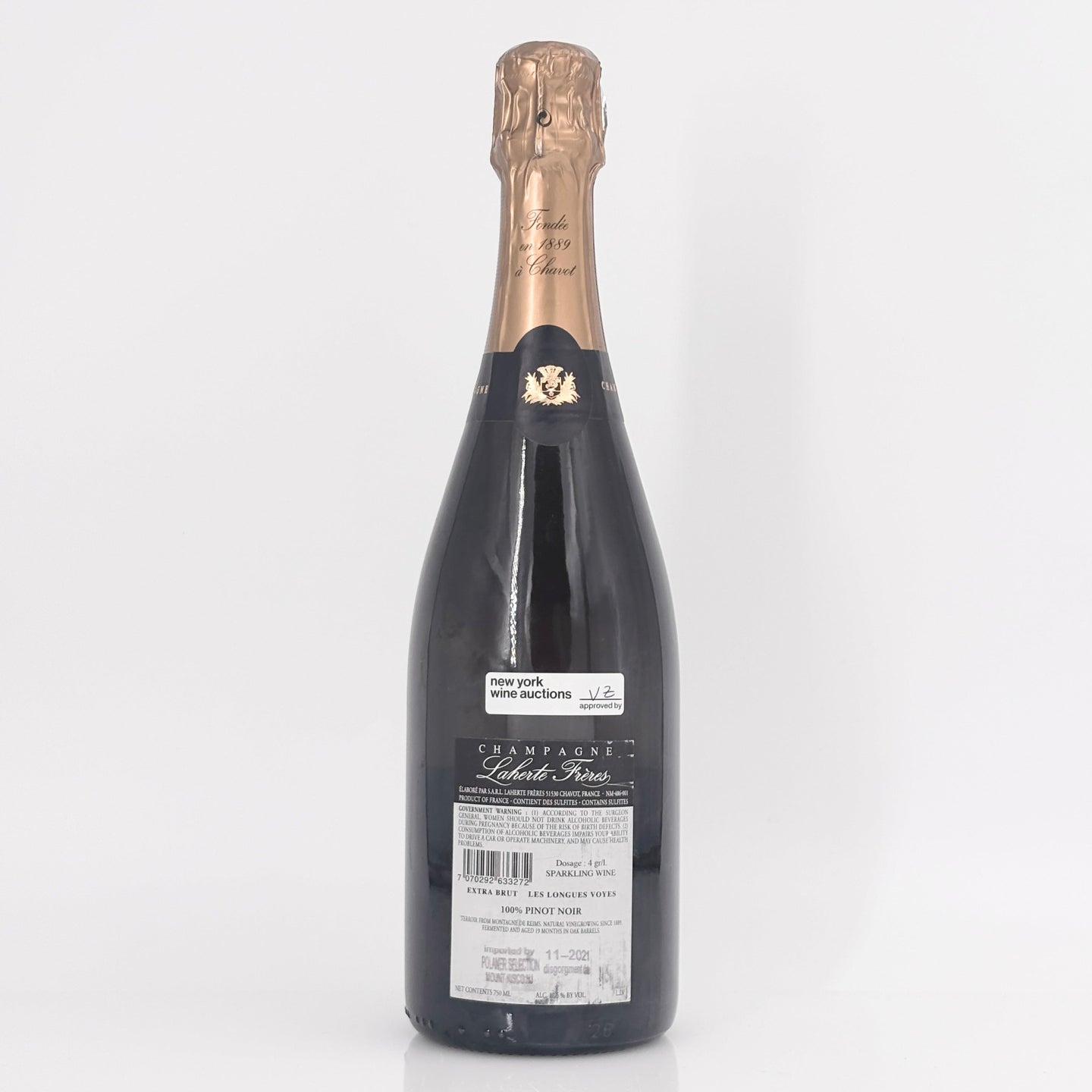 2018 Laherte Frères "Les Longues Voyes" Blanc de Noirs Premier Cru Extra Brut Champagne, France