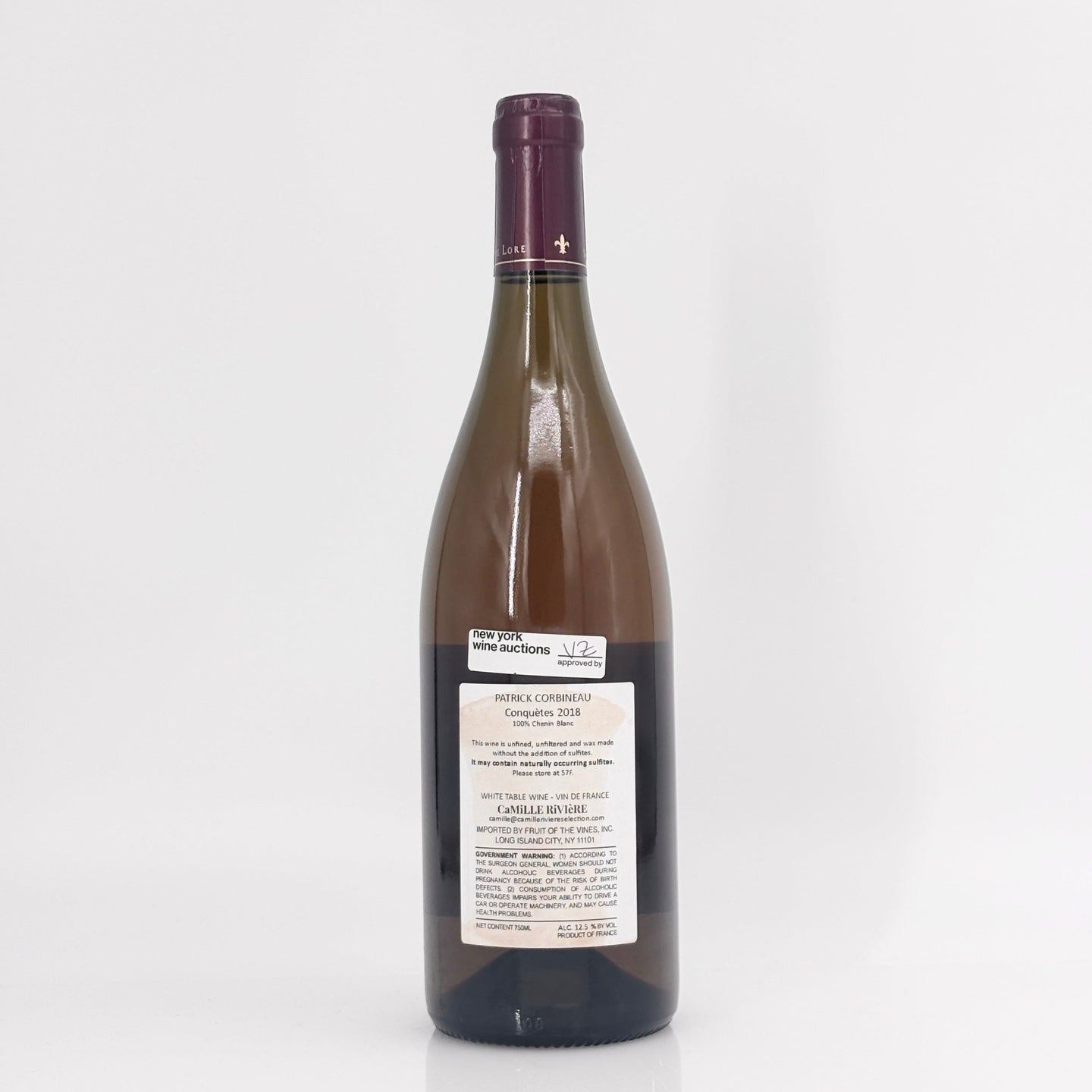 2018 Patrick Corbineau Les Conquetes Blanc Loire, France