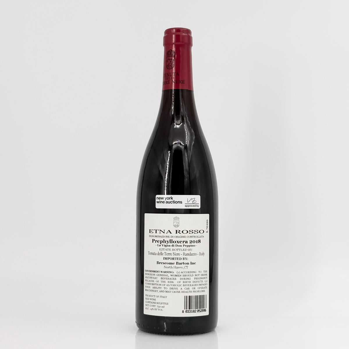 2018 Tenuta delle Terre Nere Prephylloxera 'La Vigna di Don Peppino' Calderara Sottana Rosso Etna Sicily, Italy