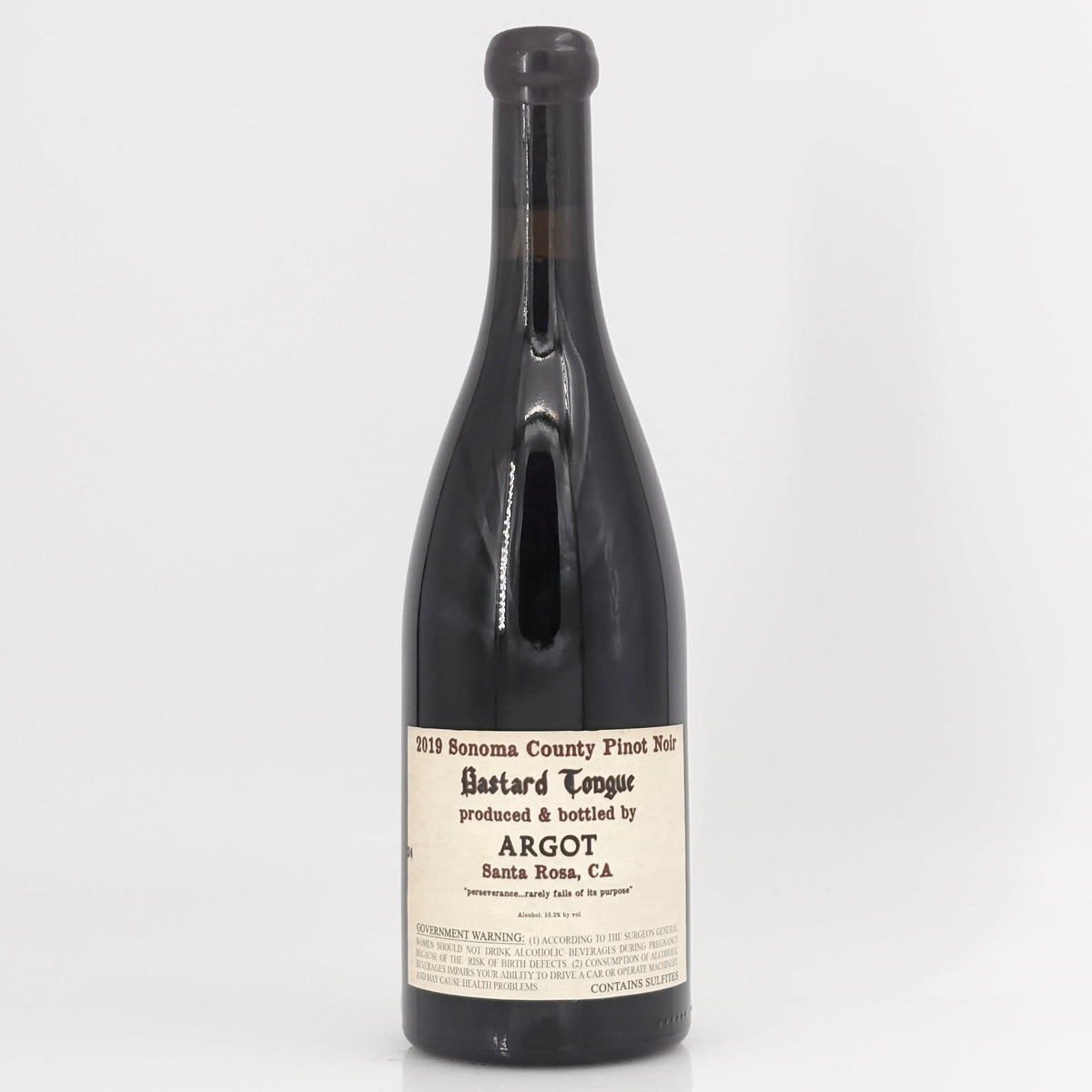 2019 Argot Bastard Tongue Pinot Noir Sonoma County, USA