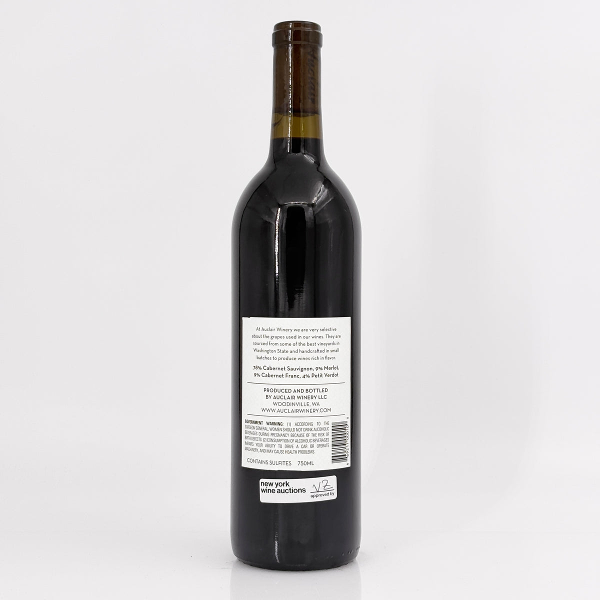 2019 Auclair Winery Left Blend Artz Vineyard Red Blend Red Mountain, USA