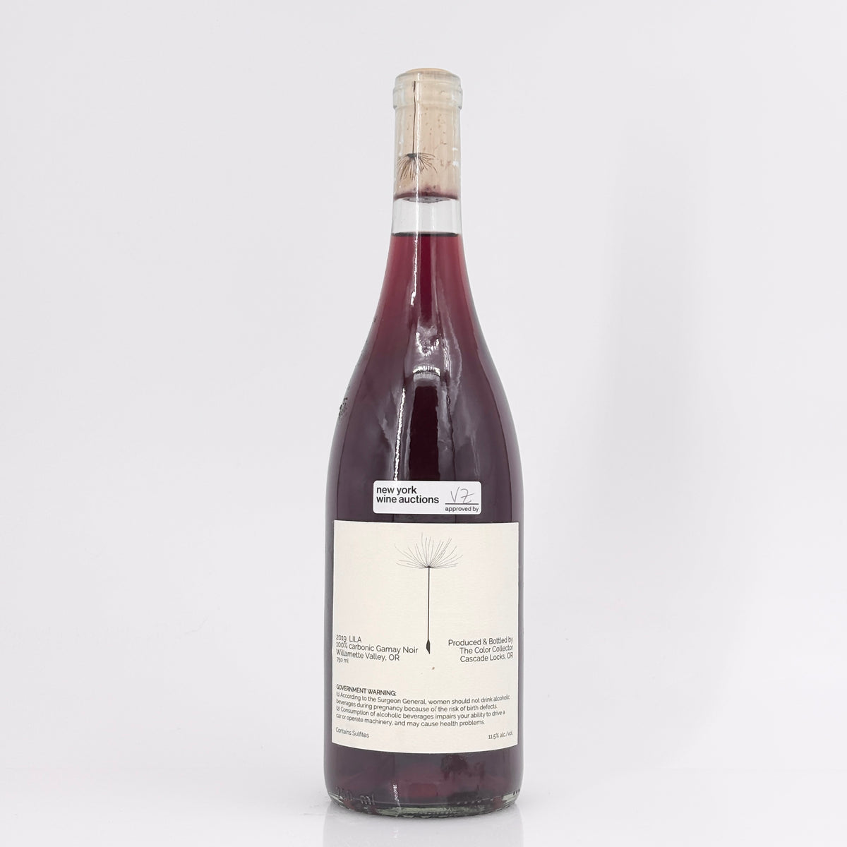 2019 The Color Collector Lila Carbonic Gamay Noir Willamette Valley, USA