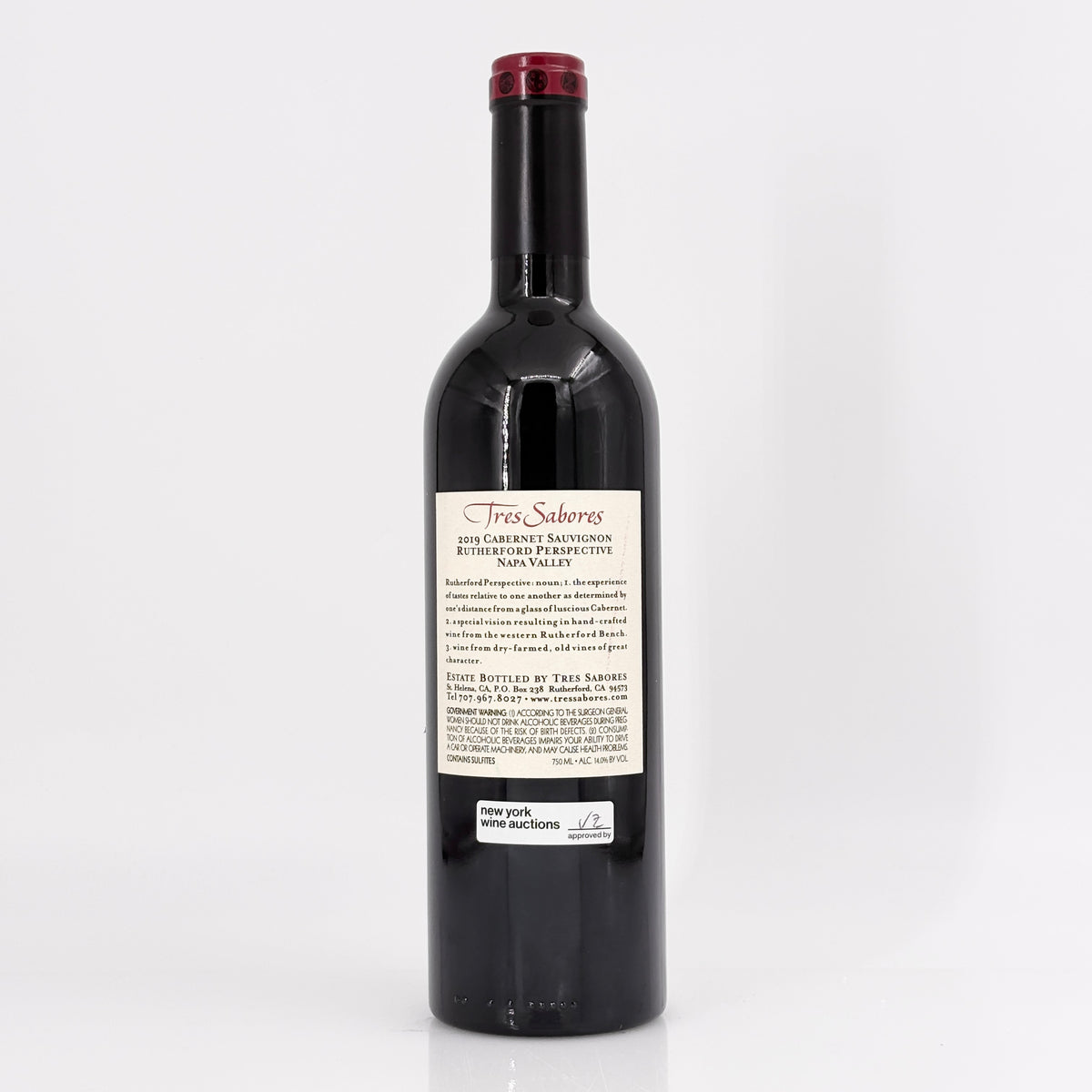 2019 Tres Sabores Rutherford 'Perspective' Cabernet Sauvignon Napa Valley, USA