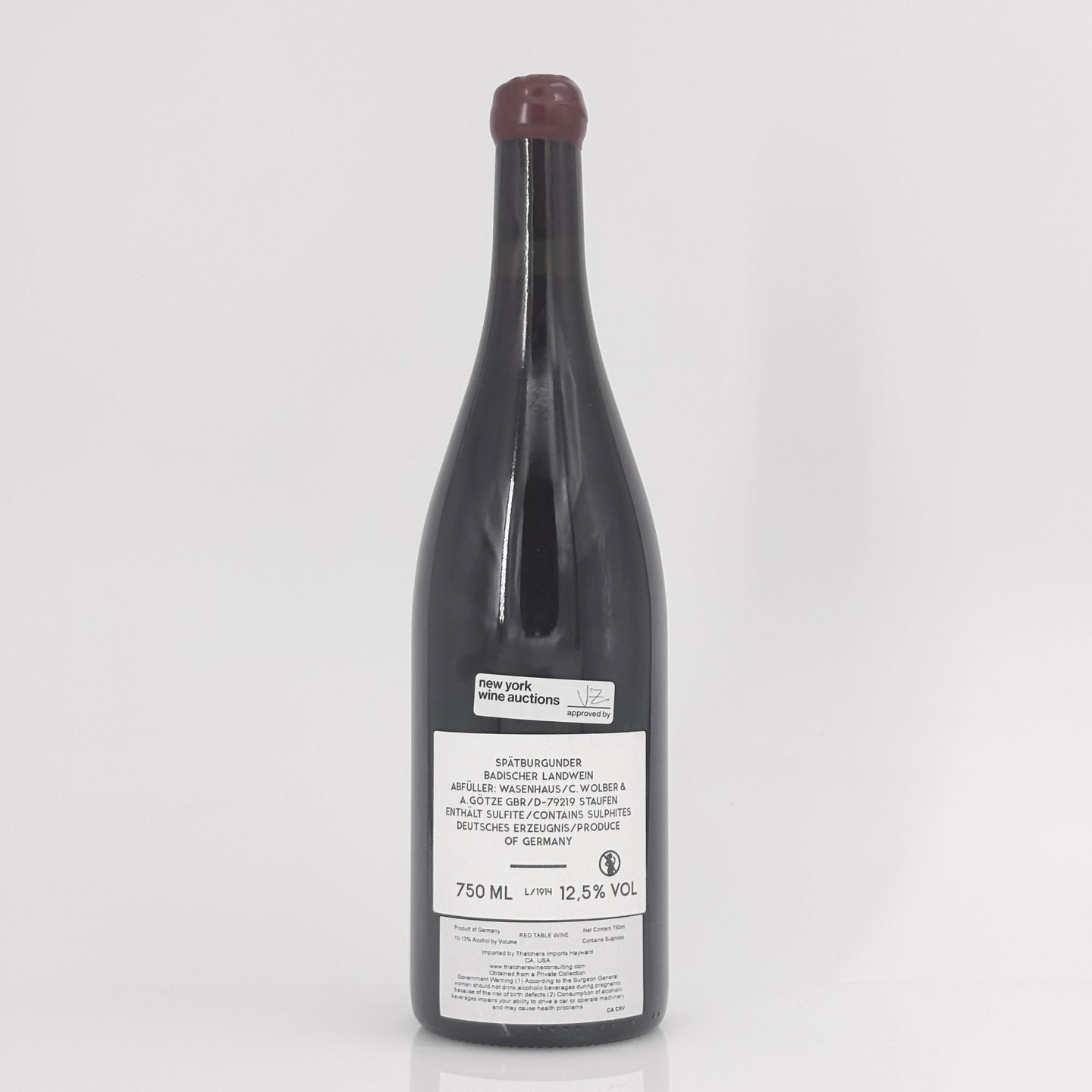 2019 Weingut Wasenhaus Am Kreuz Baden, Germany