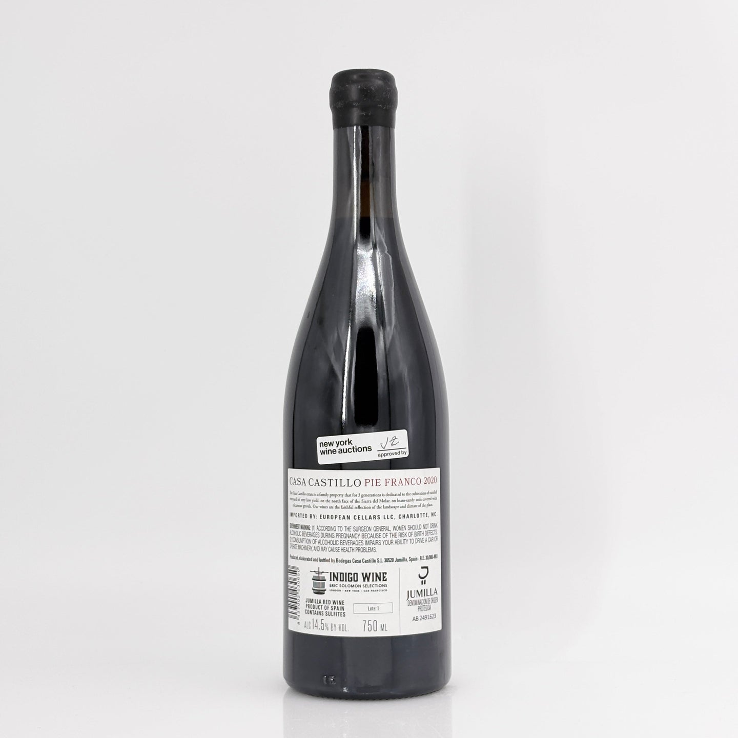 2020 Casa Castillo Monastrell Pie Franco Jumilla, Spain