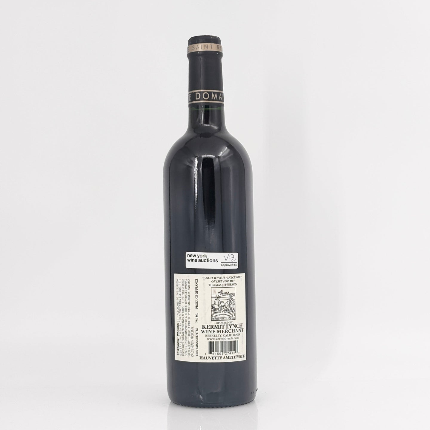 2020 Domaine Hauvette Amethyst Rouge IGP Alpilles, France