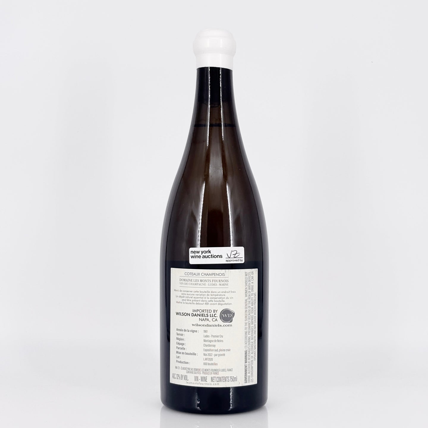 2020 Domaine Les Monts Fournois Coteaux Champenois Ludes Premier Cru Blanc, Champagne, France