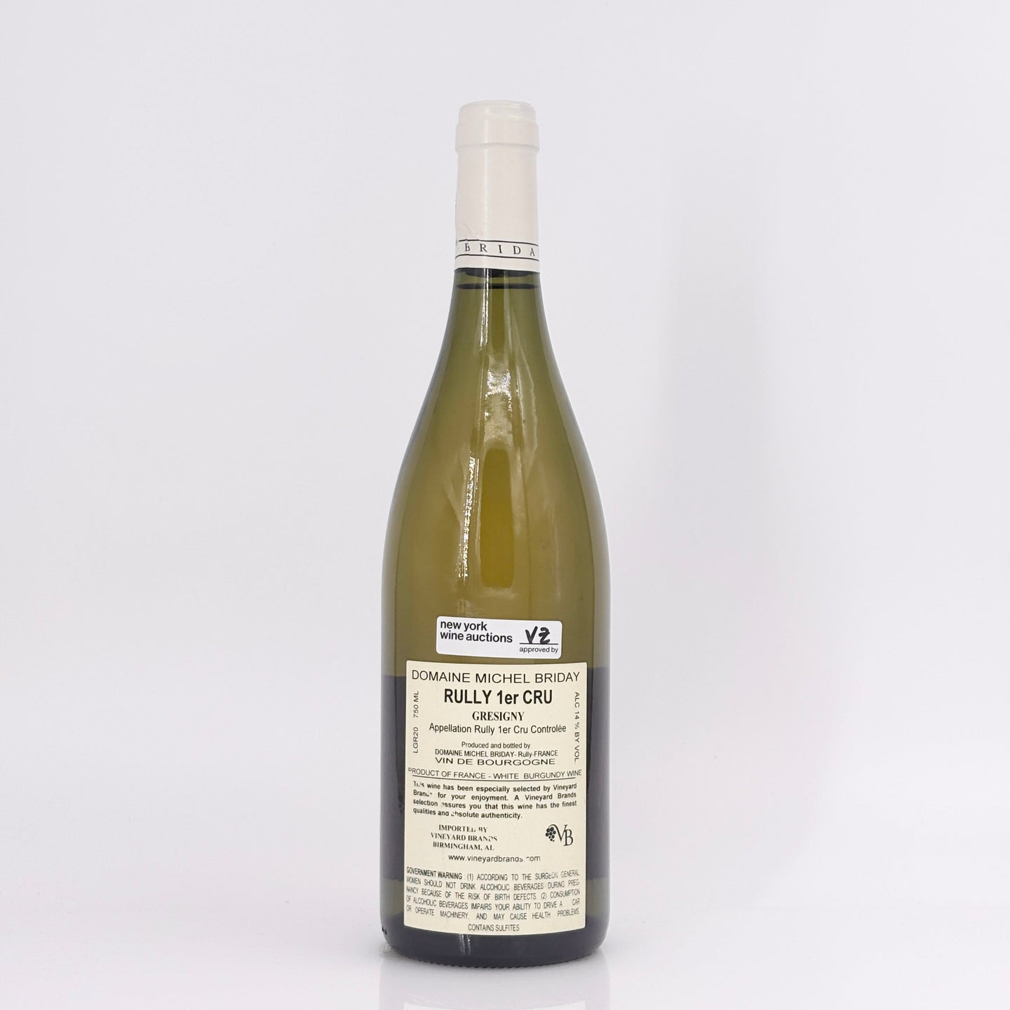 2020 Domaine Michel Briday Gresigny Blanc Rully Premier Cru, France
