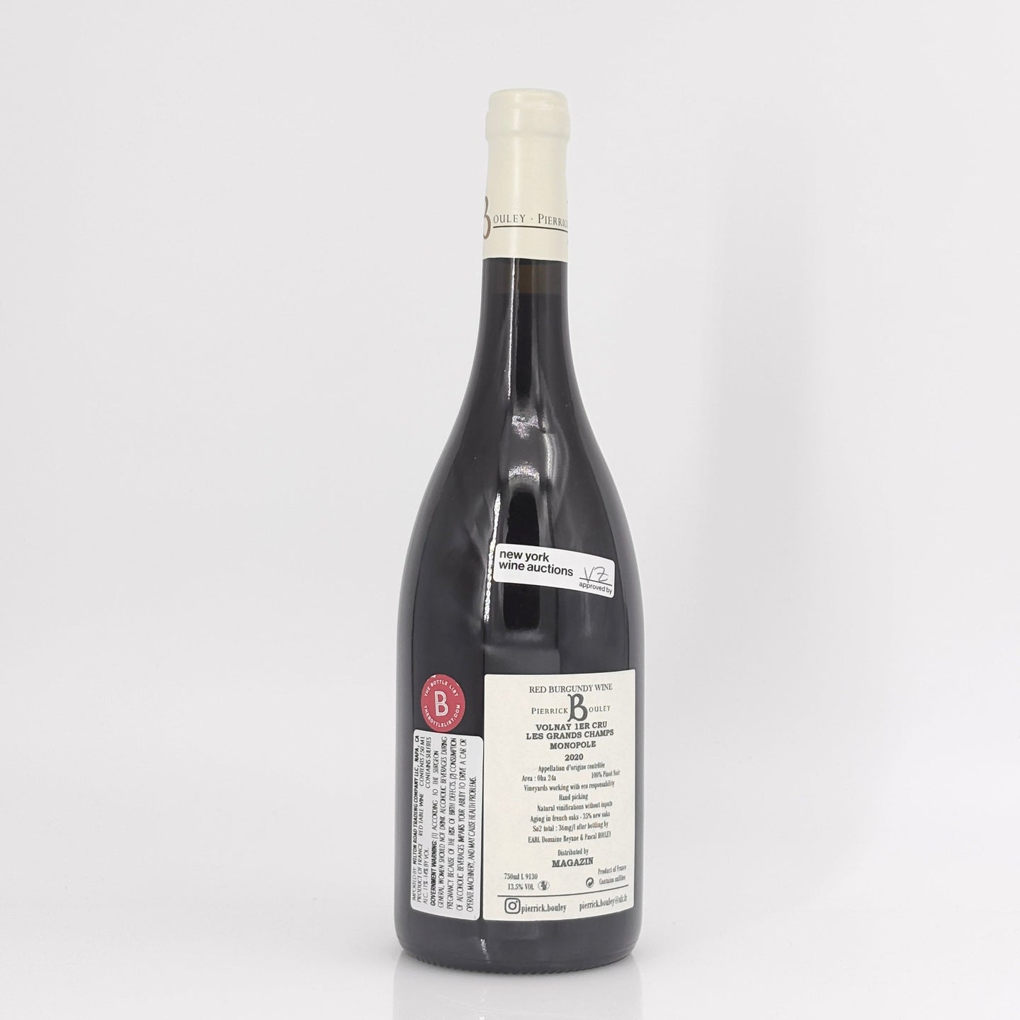 2020 Pierrick Bouley Volnay Premier Cru Les Grands Champs Cote de Beaune, France
