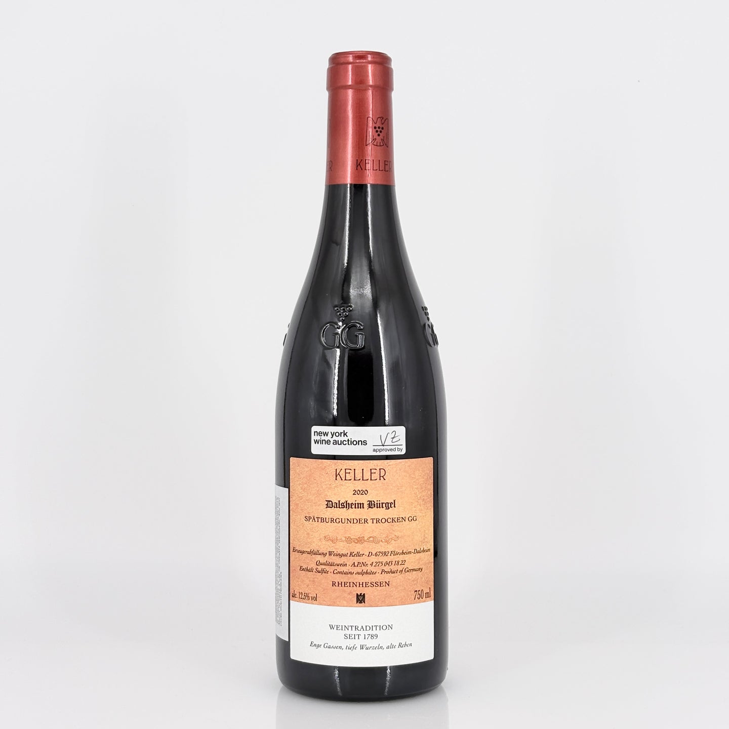 2020 Weingut Keller Dalsheimer Burgel Spatburgunder Grosses Gewachs Rheinhessen, Germany (Lot 1)