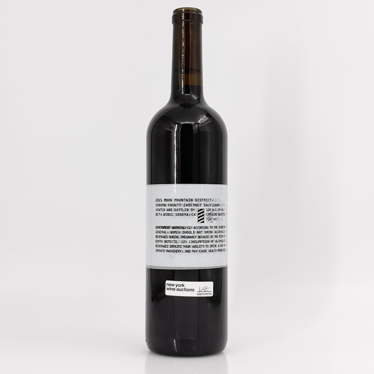 2021 Beta Lupina Vineyard Cabernet Sauvignon Moon Mountain District, USA