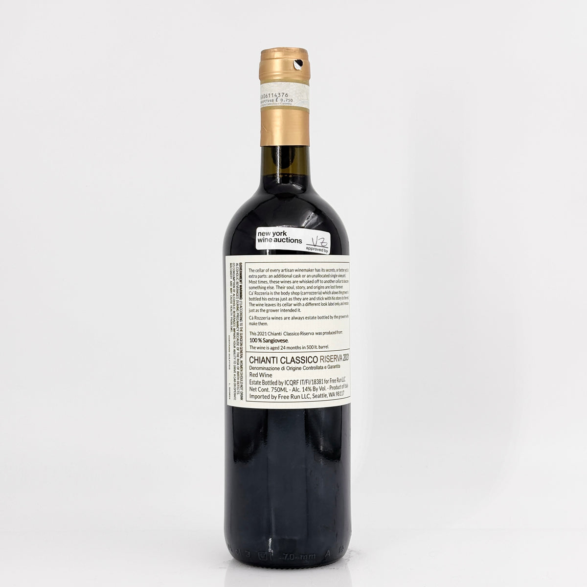 2021 Ca' Rozzeria Chianti Classico Riserva Tuscany, Italy