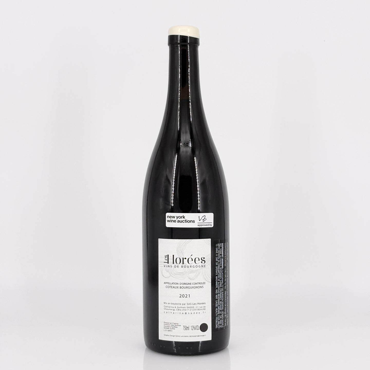 2021 Les Horées Coteaux Bourguignons Monpoulain, Burgundy, France