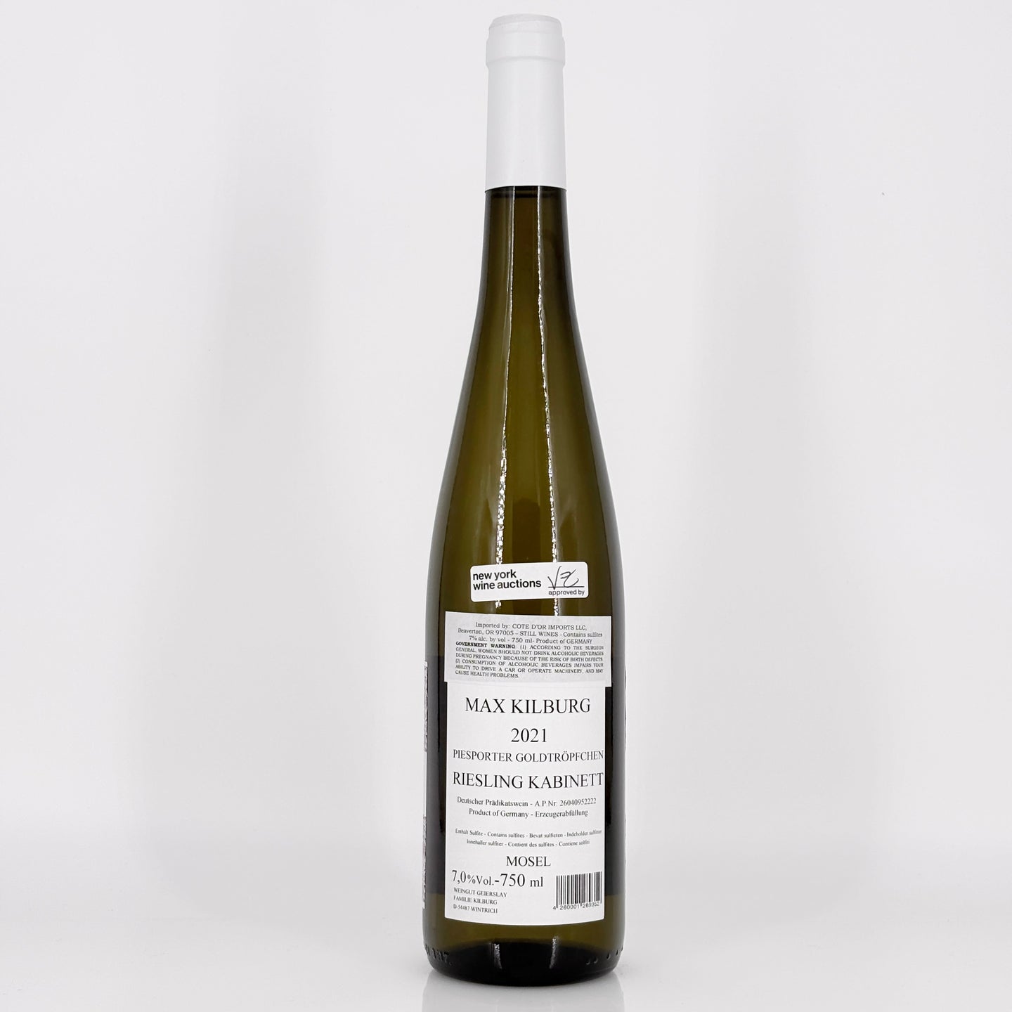 2021 Max Kilburg Goldtropfchen Riesling Kabinett, Mosel, Germany (Lot 1)