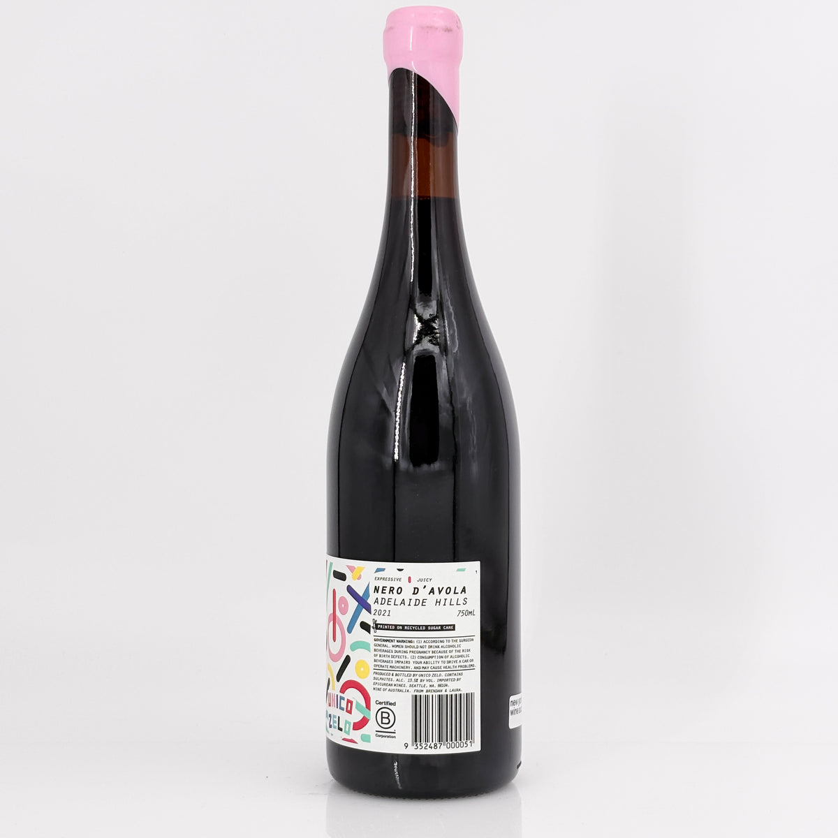 2021 Unico Zelo 'Pipe Dream' Nero d'Avola, Adelaide Hills, Australia