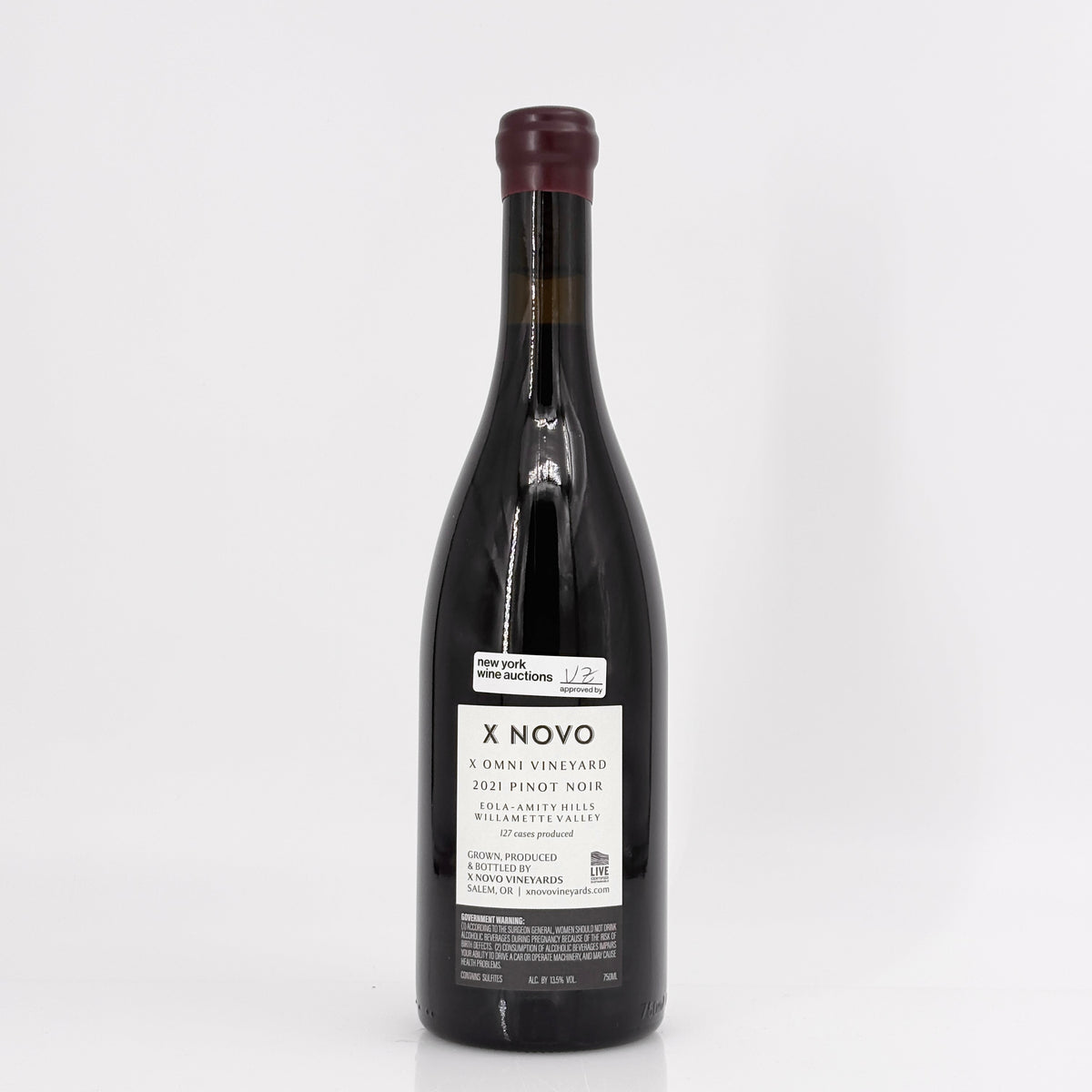 2021 X Novo X Omni Vineyard Pinot Noir Eola-Amity Hills, USA