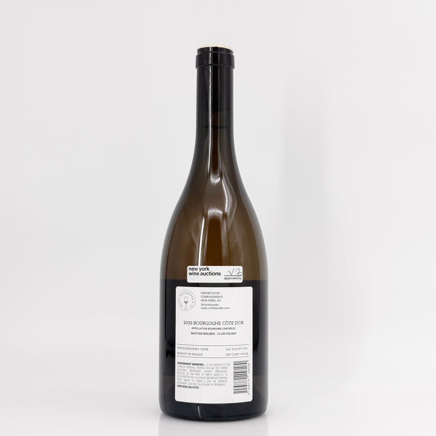 2022 Bastian Wolber 'Laisse Tomber' Bourgogne Blanc Burgundy, France