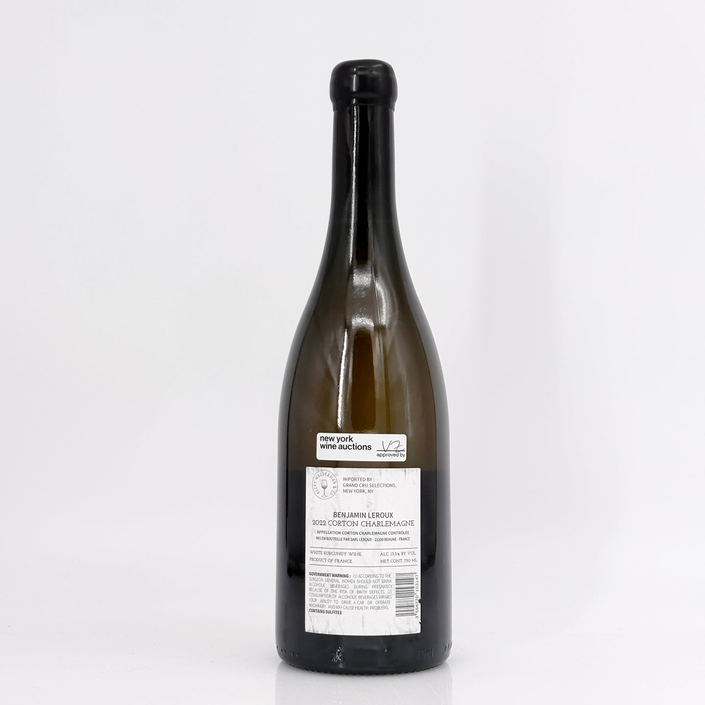 2022 Benjamin Leroux Corton-Charlemagne Grand Cru Cote de Beaune, France
