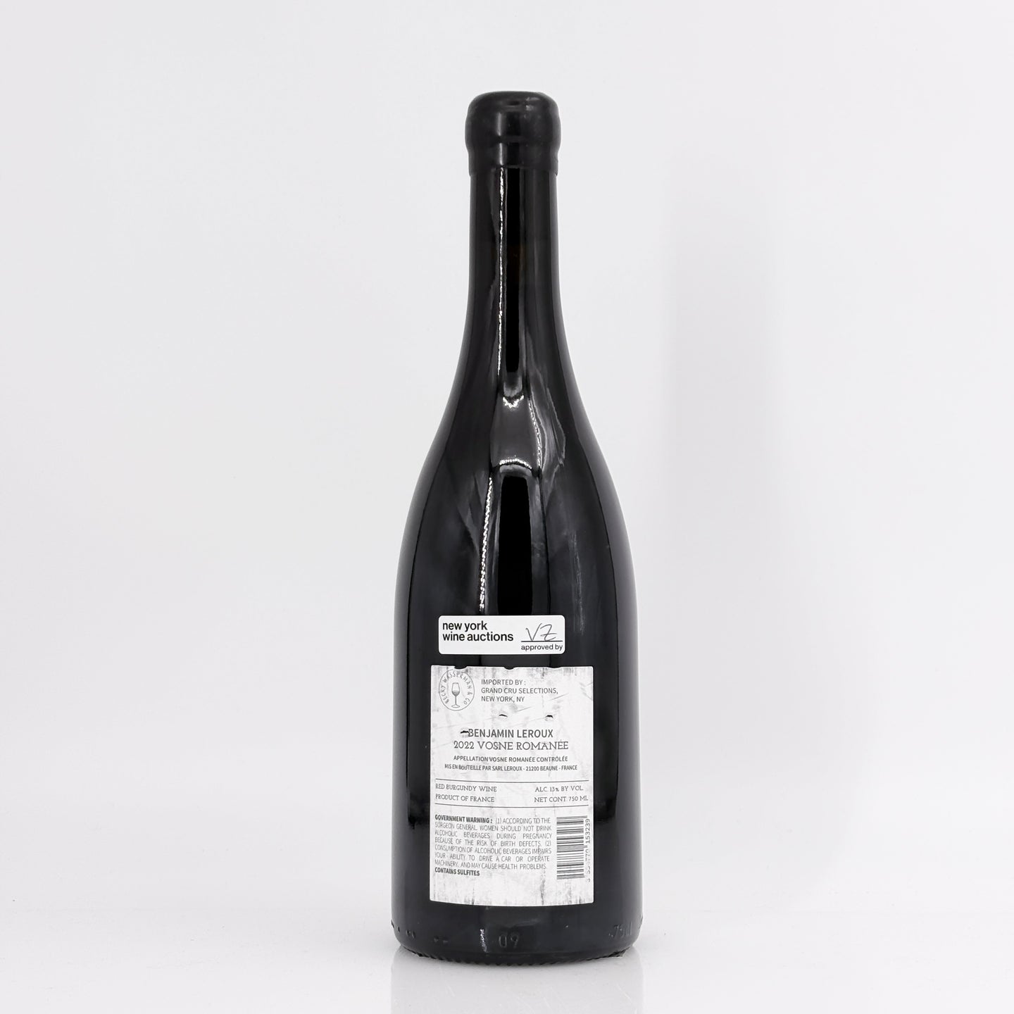 2022 Benjamin Leroux Vosne-Romanee Burgundy, France