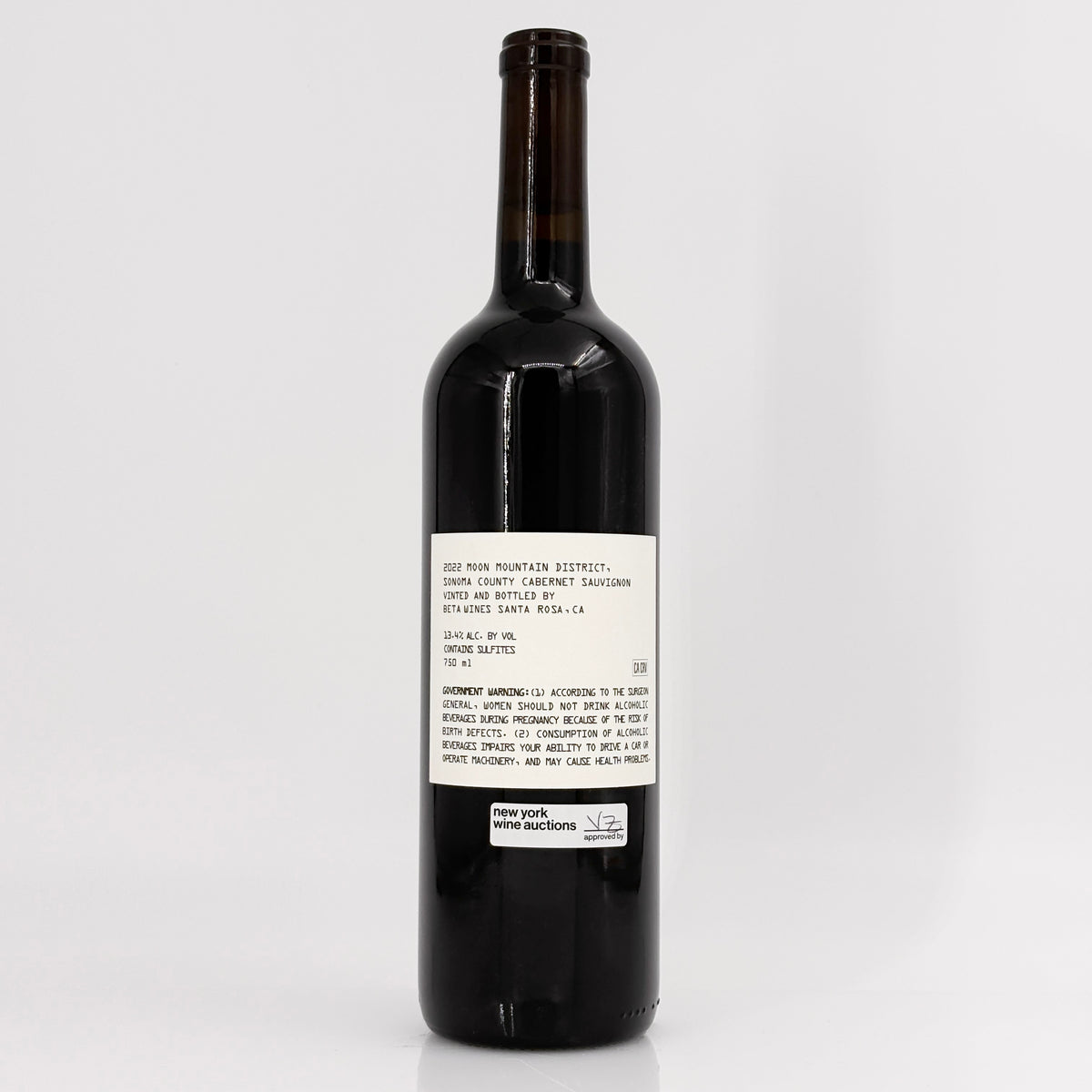 2022 Beta Lupina Vineyard Cabernet Sauvignon Moon Mountain District, USA