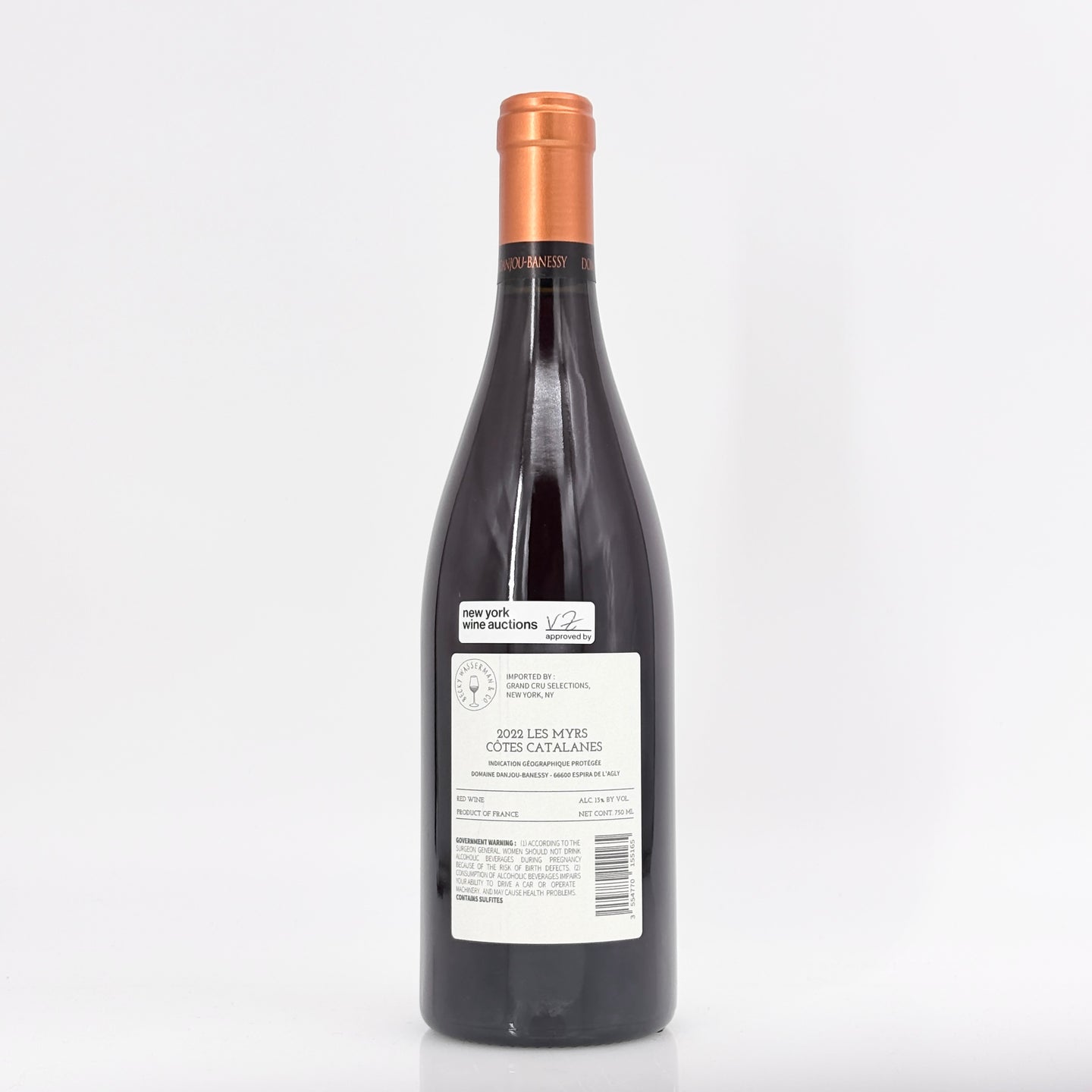 2022 Domaine Danjou-Banessy, Cotes du Roussillon Villages 'Les Myrs', Languedoc-Roussillon, France