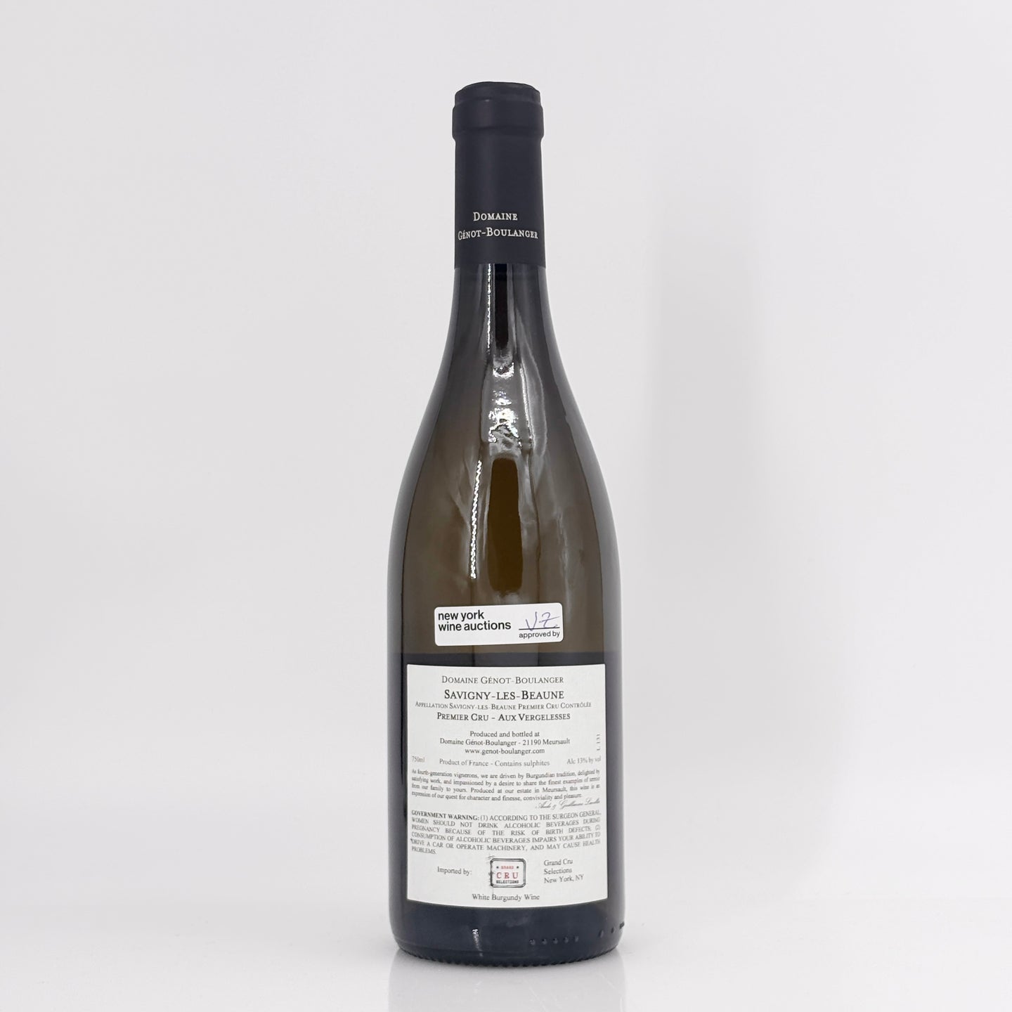 2022 Domaine Génot-Boulanger Savigny les Beaune 1er Cru Les Vergelesses Blanc, France