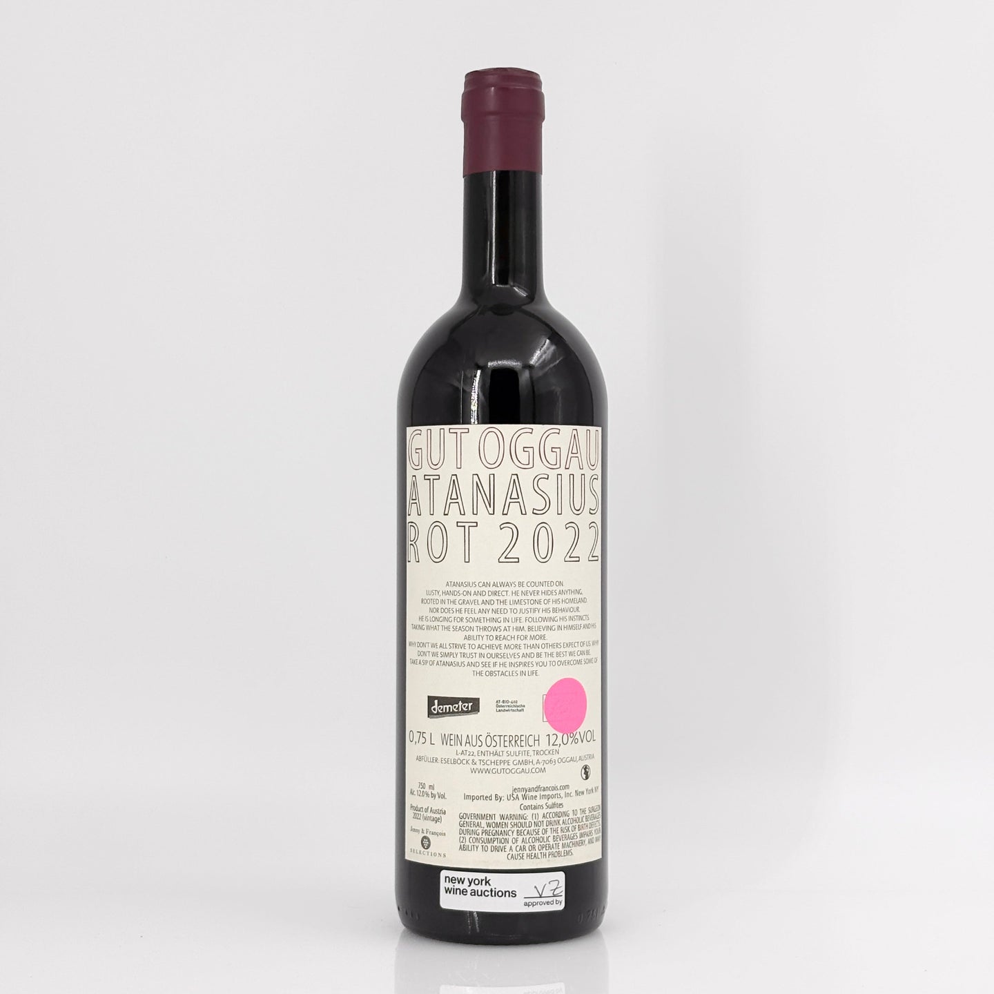 2022 Gut Oggau Atanasius Rot Burgenland, Austria