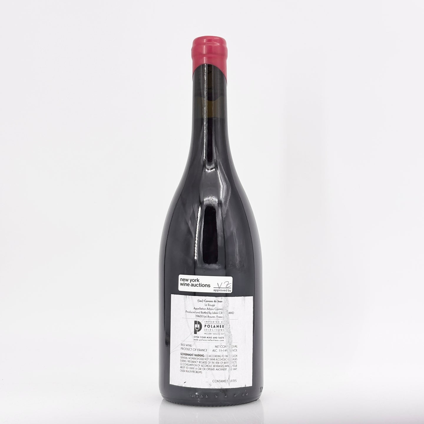 2022 Julien Crinquand 'Les Canons du Jean' Arbois Le Rouge Jura, Vin de France