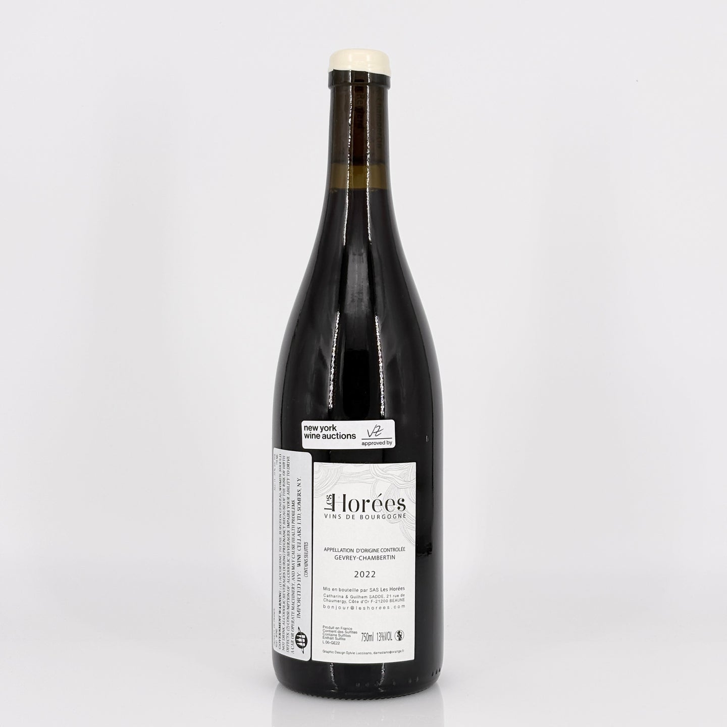 2022 Les Horées Gevrey-Chambertin En Reniard Cote de Nuits, France