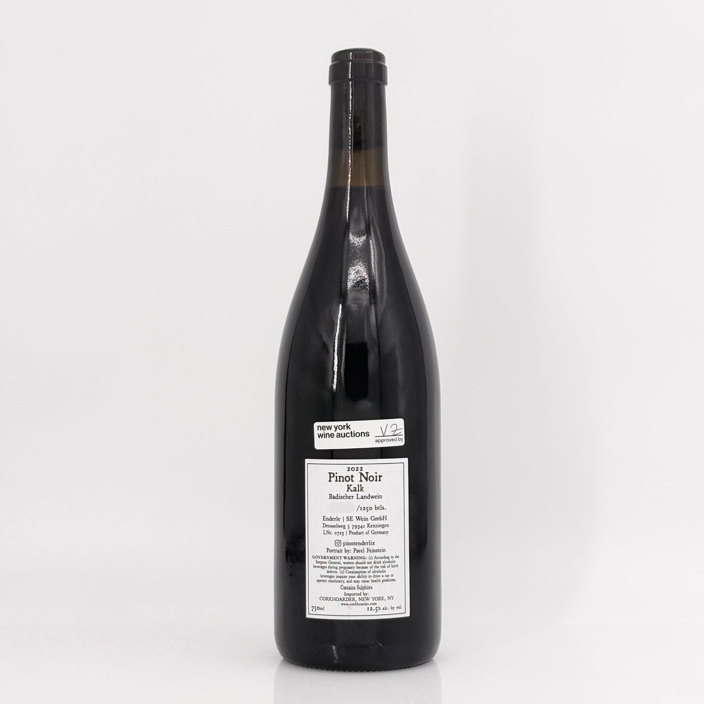 2022 Sven Enderle Kalk Pinot Noir Baden, Germany