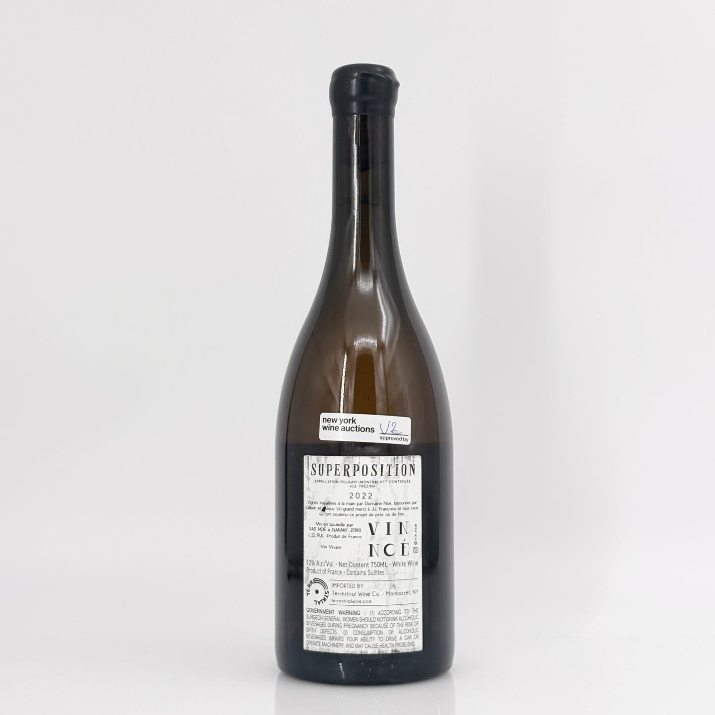 2022 Vin Noe Puligny-Montrachet Le Trezin 'Superposition', Cote de Beaune, France