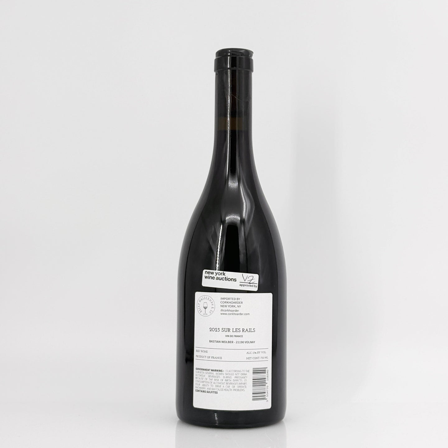 2023 Bastian Wolber 'Sur Les Rails' Burgundy, Vin de France