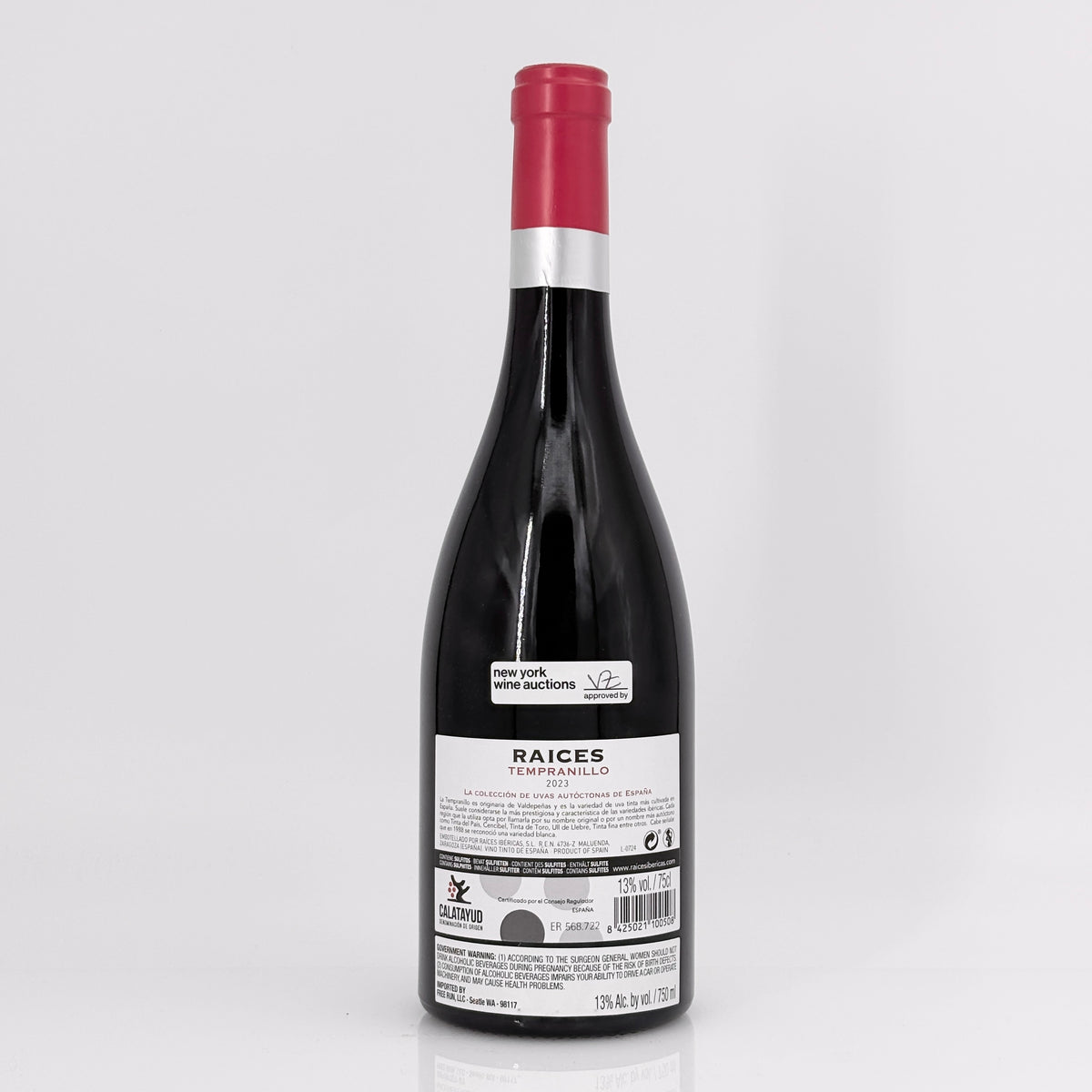 2023 Bodegas Fernando Castro Raices Tempranillo, Valdepenas, Spain