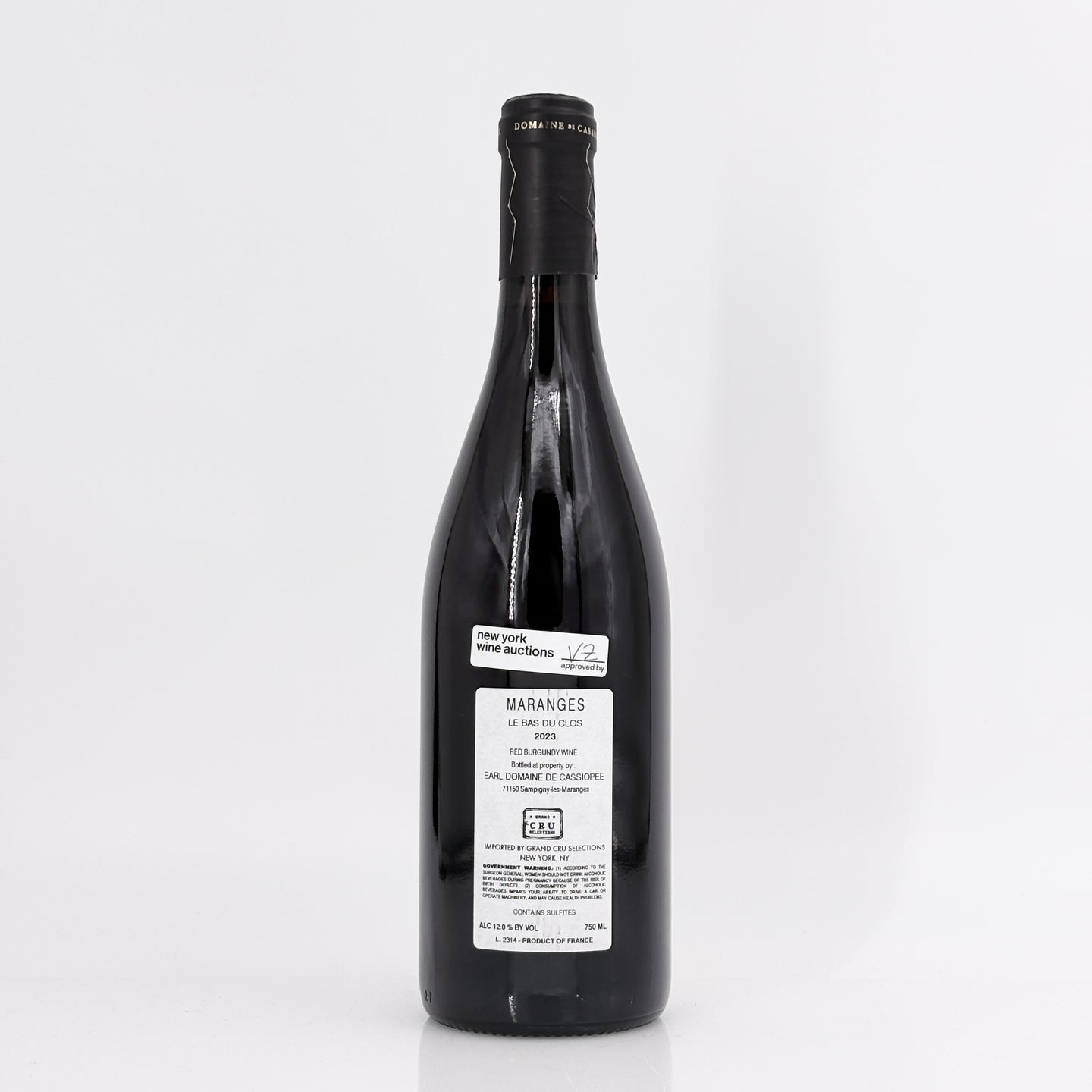 2023 Domaine de Cassiopee Maranges Le Bas du Clos, Cote de Beaune, France