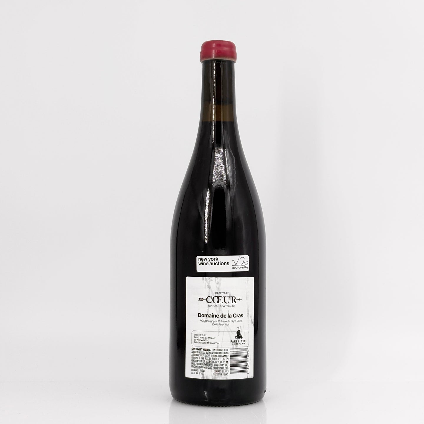 2023 Domaine de la Cras (Marc Soyard) Bourgogne Coteaux de Dijon Rouge, Burgundy, France