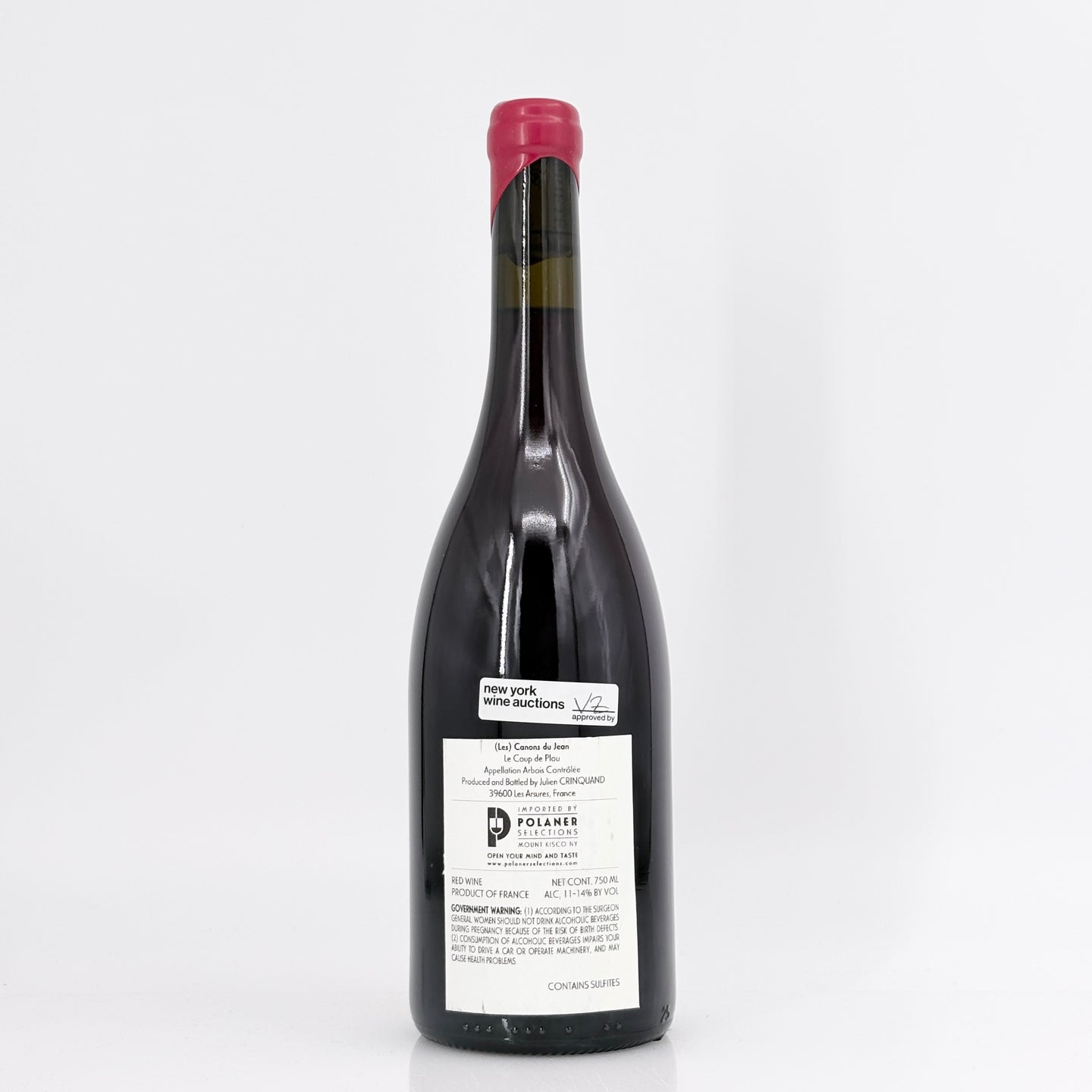 2023 Julien Crinquand 'Les Canons du Jean' Arbois Le Coup de Plou, Jura, France