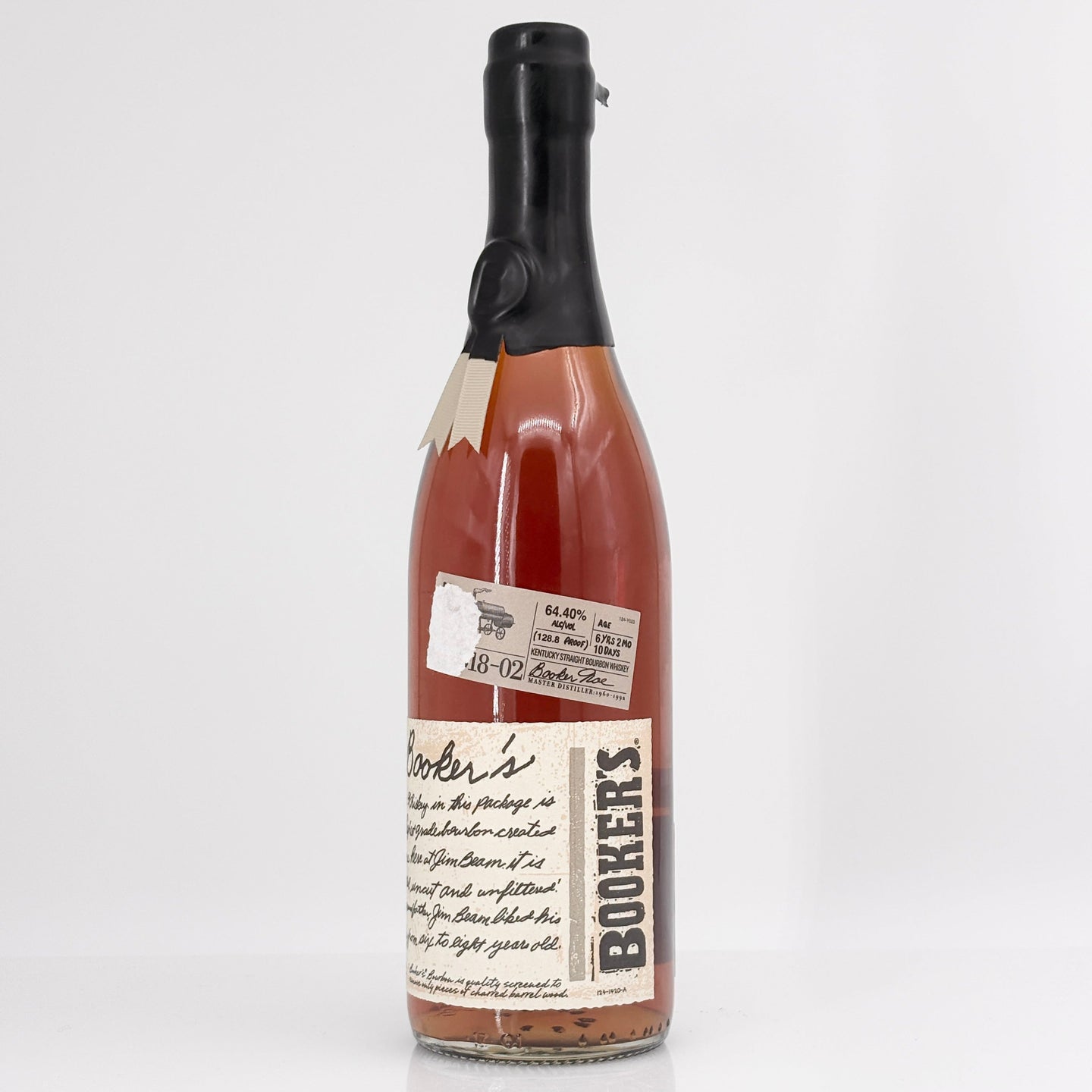 Booker's Bourbon 2018-02 "Backyard BBQ Batch," Kentucky Straight Bourbon Whiskey, 128.8 Proof